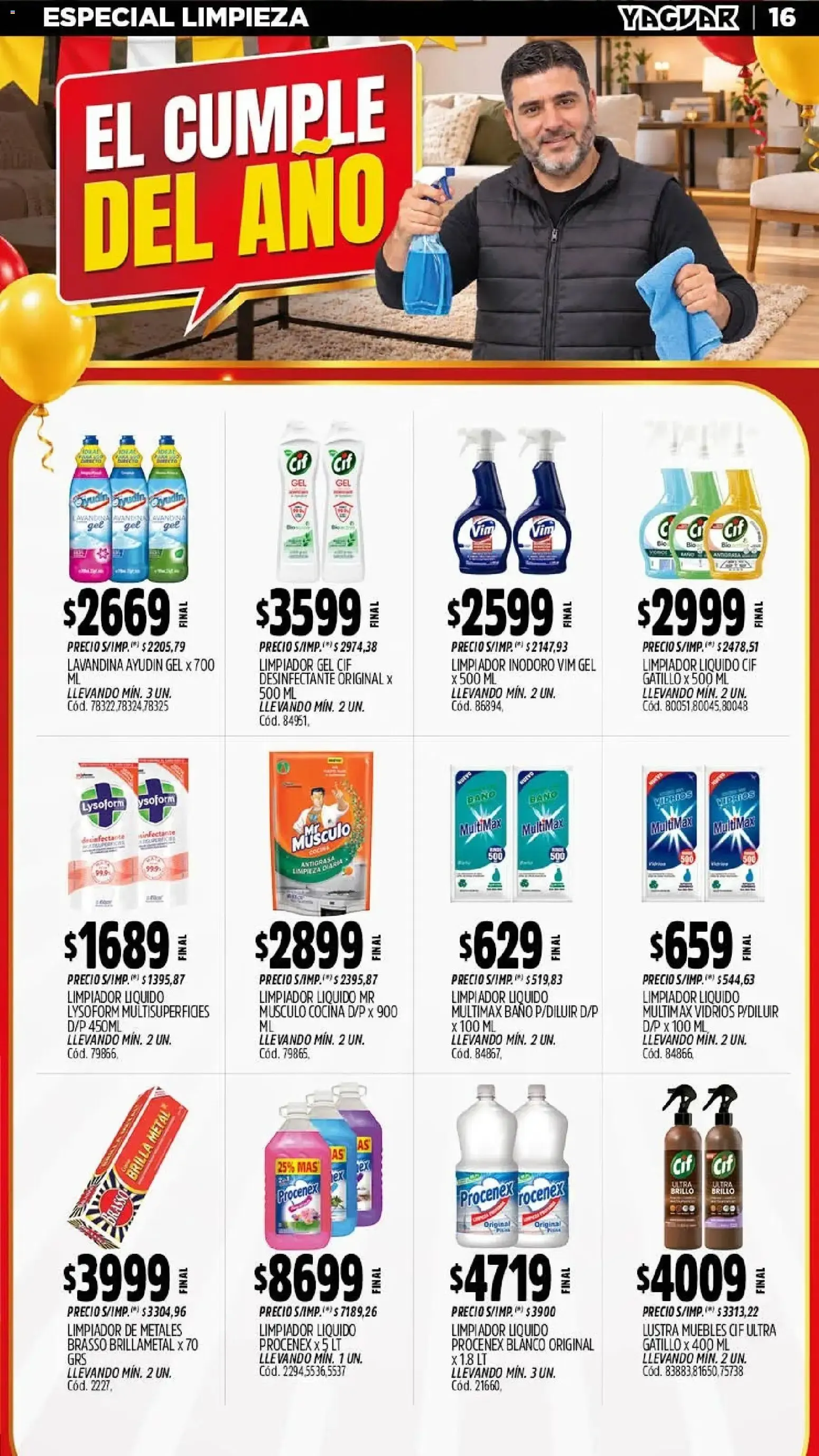 Ofertas de El Cumple del Año Mayorista Yaguar 5 de octubre al 11 de octubre 2026 - Página 14 del catálogo