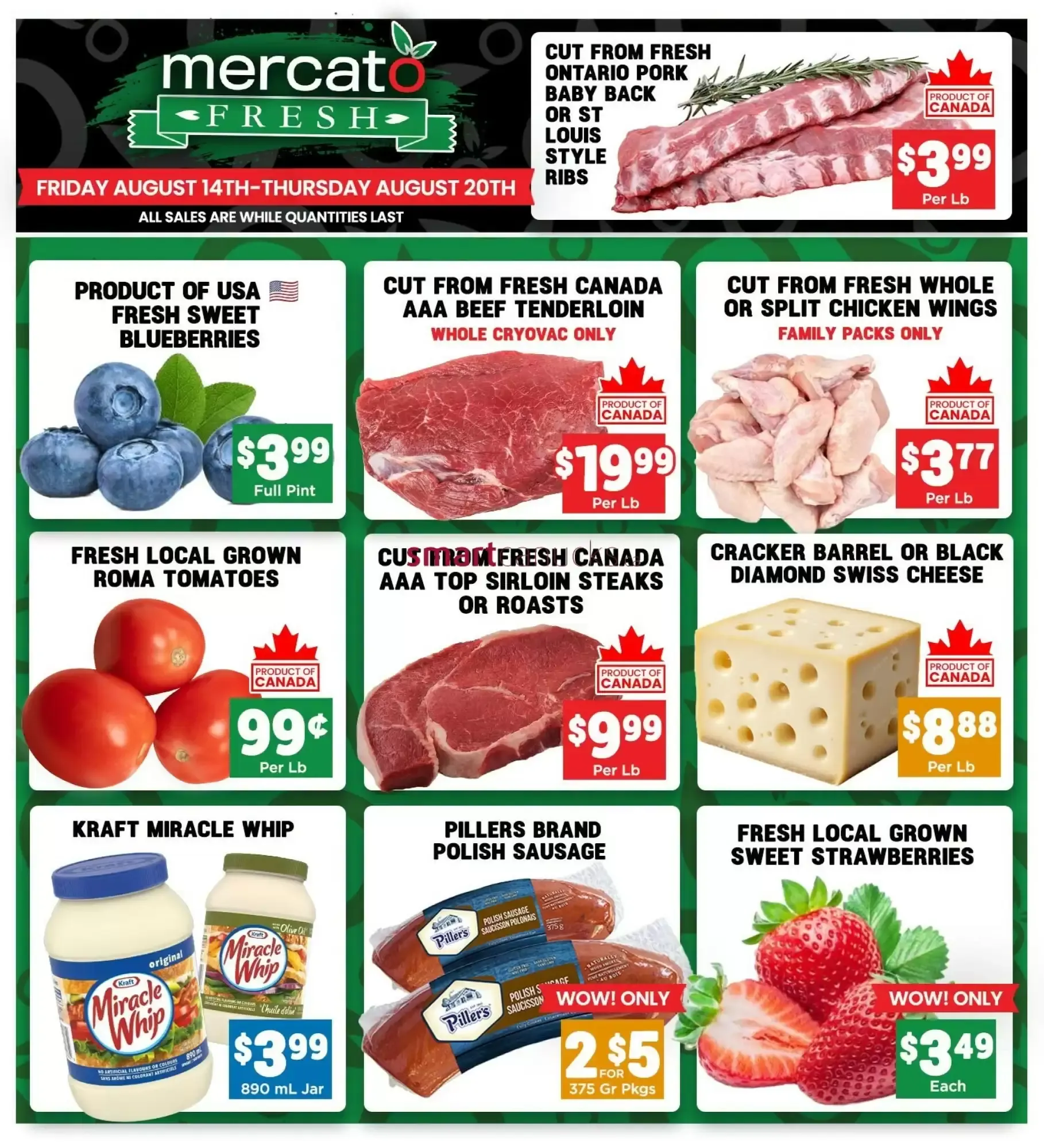Mercato Fresh flyer week 33 from August 14 to August 20 2026 - flyer page 1