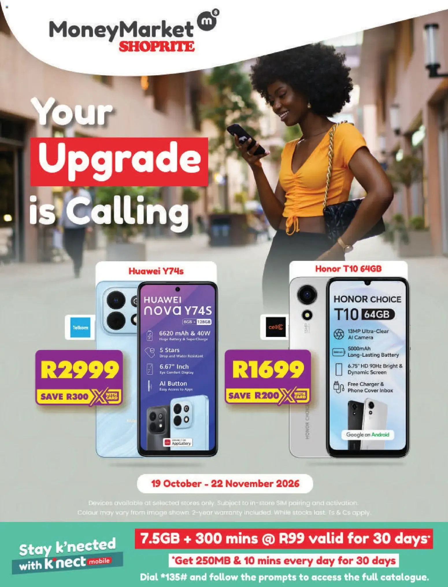 Shoprite Money Market Mobile (19/10/2026 - 22/11/2026) → Online Catalogue from 19 October to 22 November 2026 - Catalogue Page 1