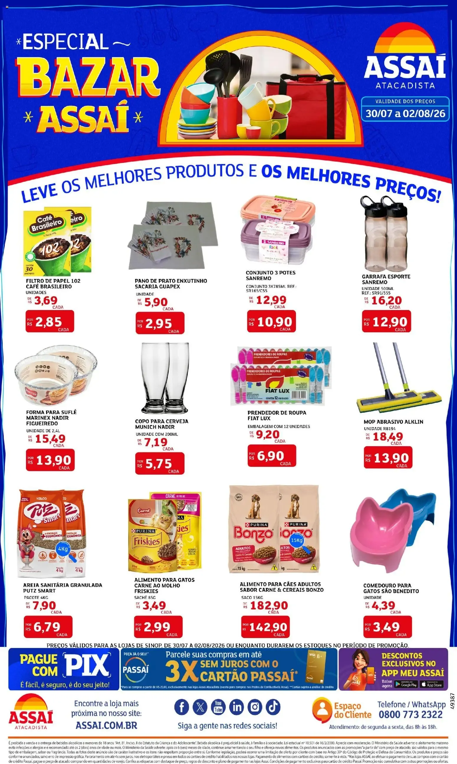Encarte de Assaí Atacadista ofertas - MT de 30/07/2026 | Promoções Online 30 de julho até 2 de agosto 2026 - Pagina 1