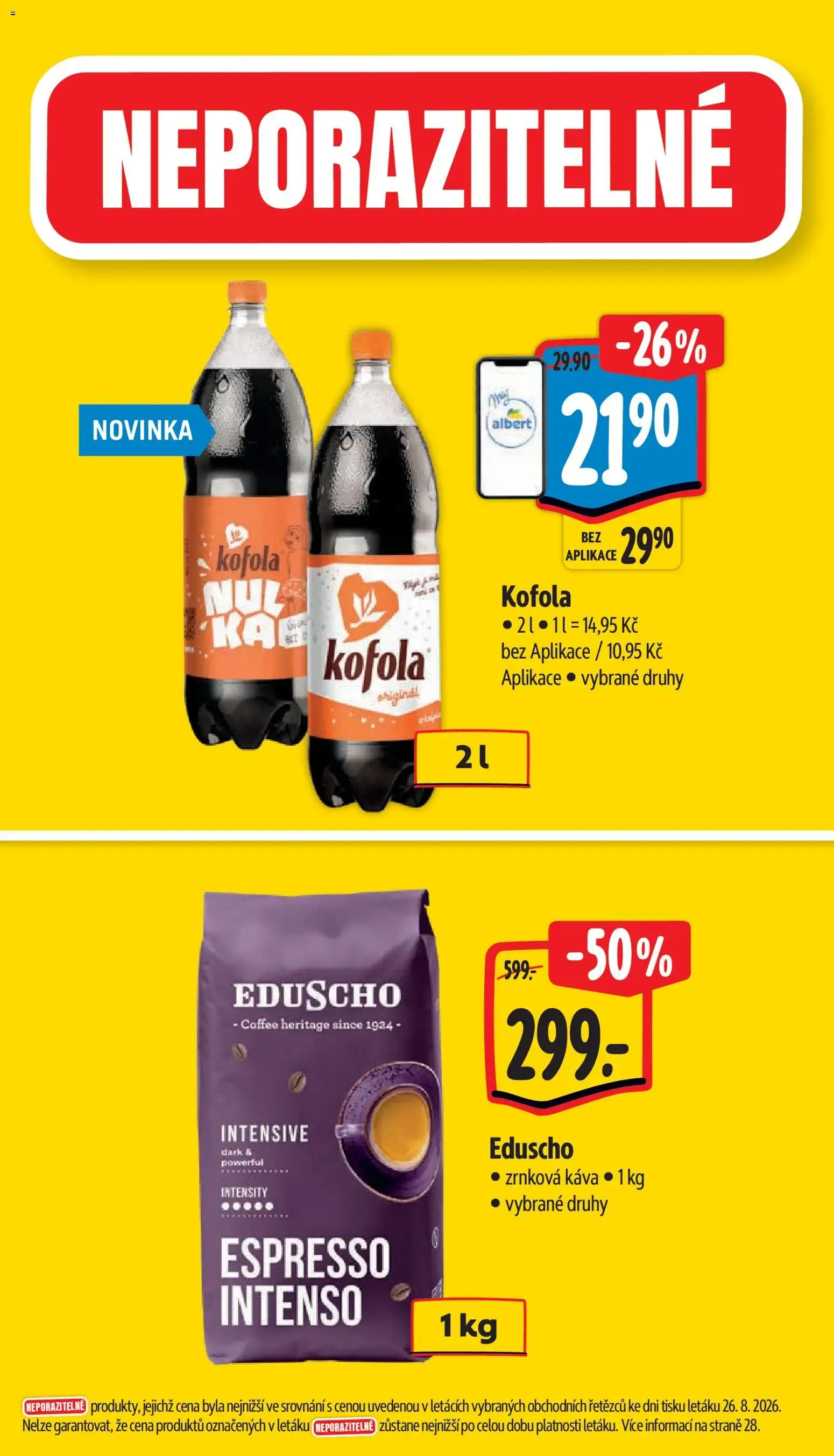 Albert leták - Hypermarket od 02.09.2026 - Akční leták - 2. září 8. září 2026 - Page 4