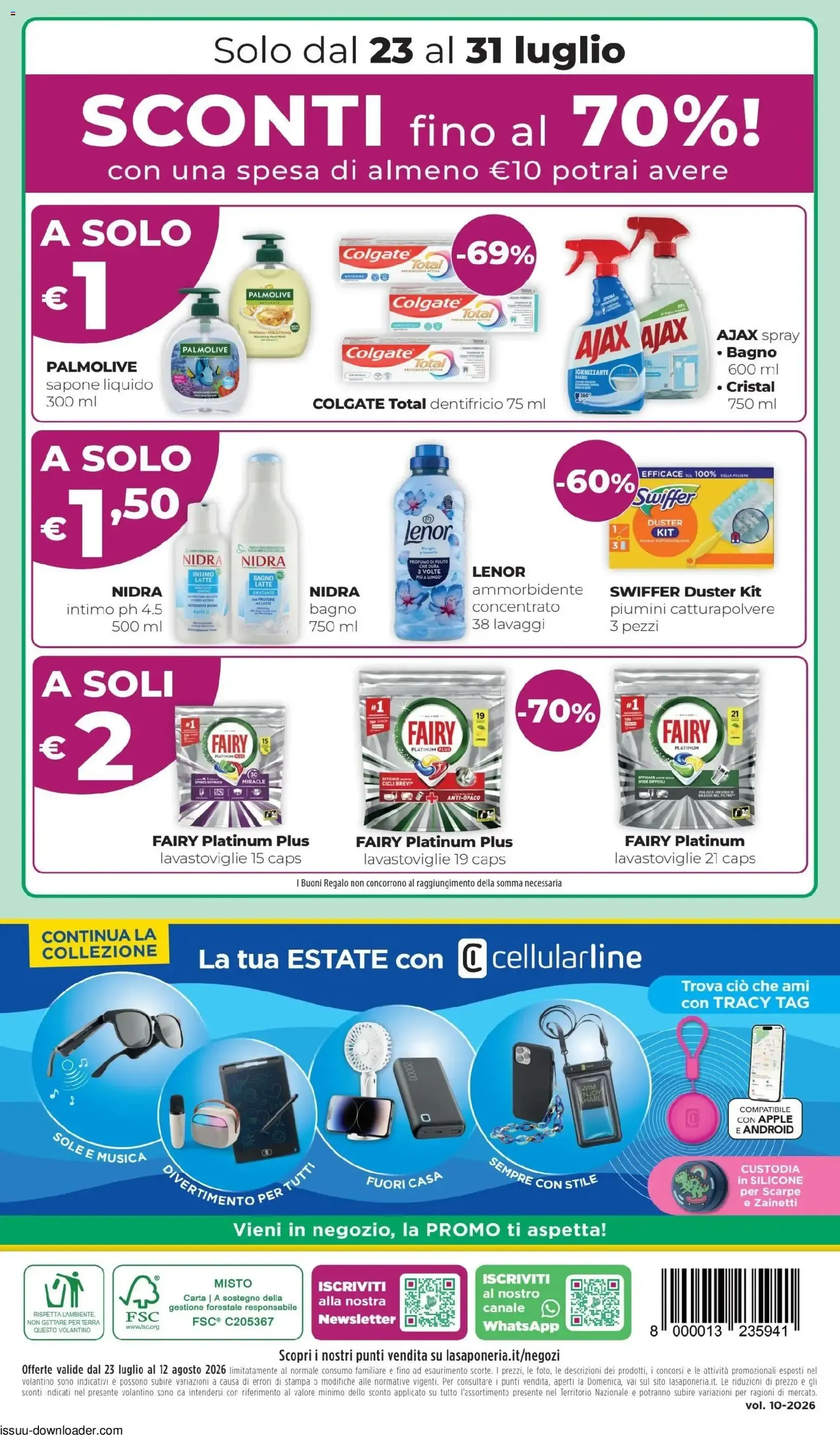 La Saponeria volantino dal 23/07/2026 - online Offerte da 23 luglio a 12 agosto di 2026 - Pagina del volantino 16