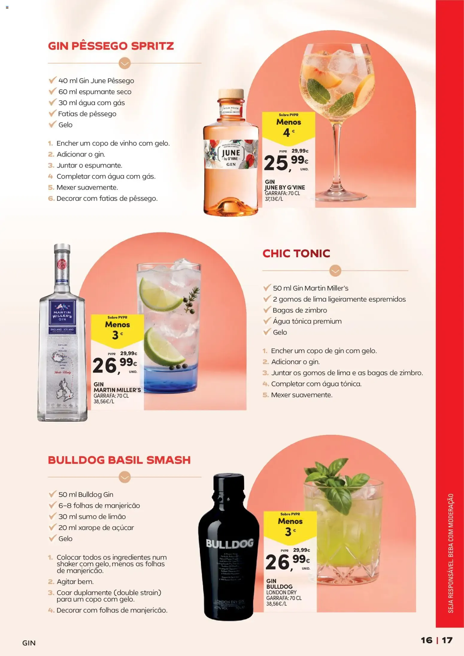 Folheto Continente - Cocktails » de 14/07/2026 - 09/08/2026 de 14 de julho até 9 de agosto 2026 - Pagina 17