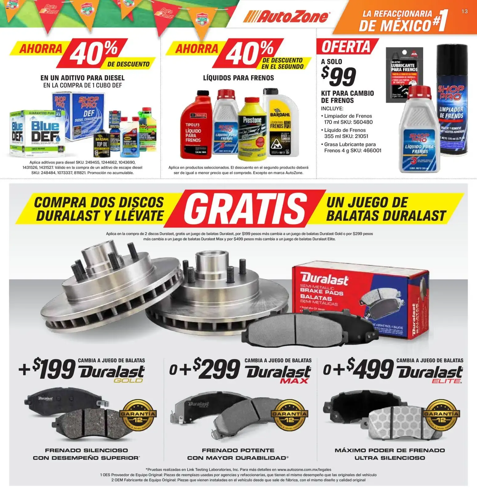 Catálogo de AutoZone catálogo (28/06/2026 - 08/08/2026) - catálogo en línea 28 de junio al 8 de agosto 2026 - Pagina 13