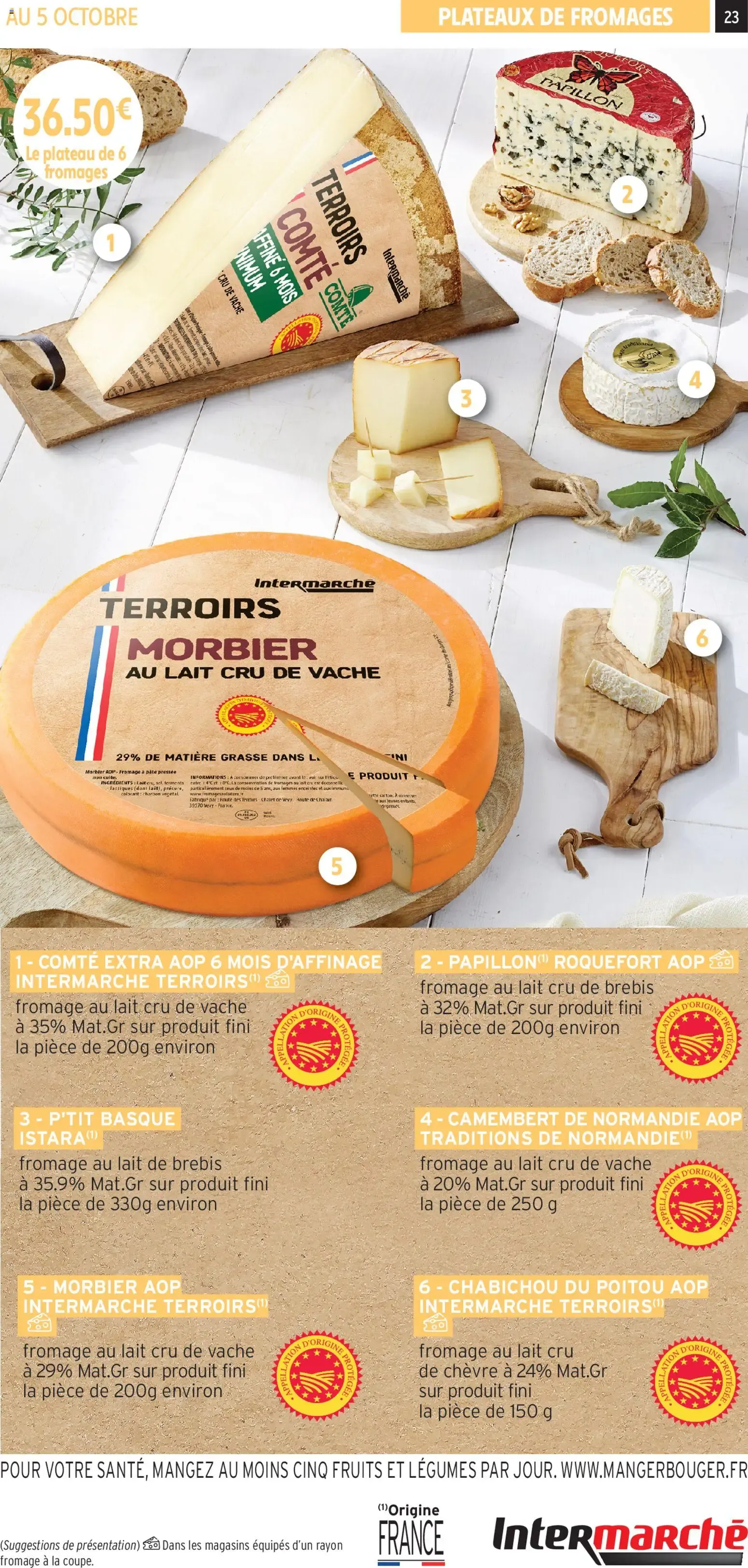 Intermarché - Les menus traiteur printemps/été à partir du 01/04/2026 - promo en ligne du 1 avril au 5 octobre 2026 - Catalogue page 23