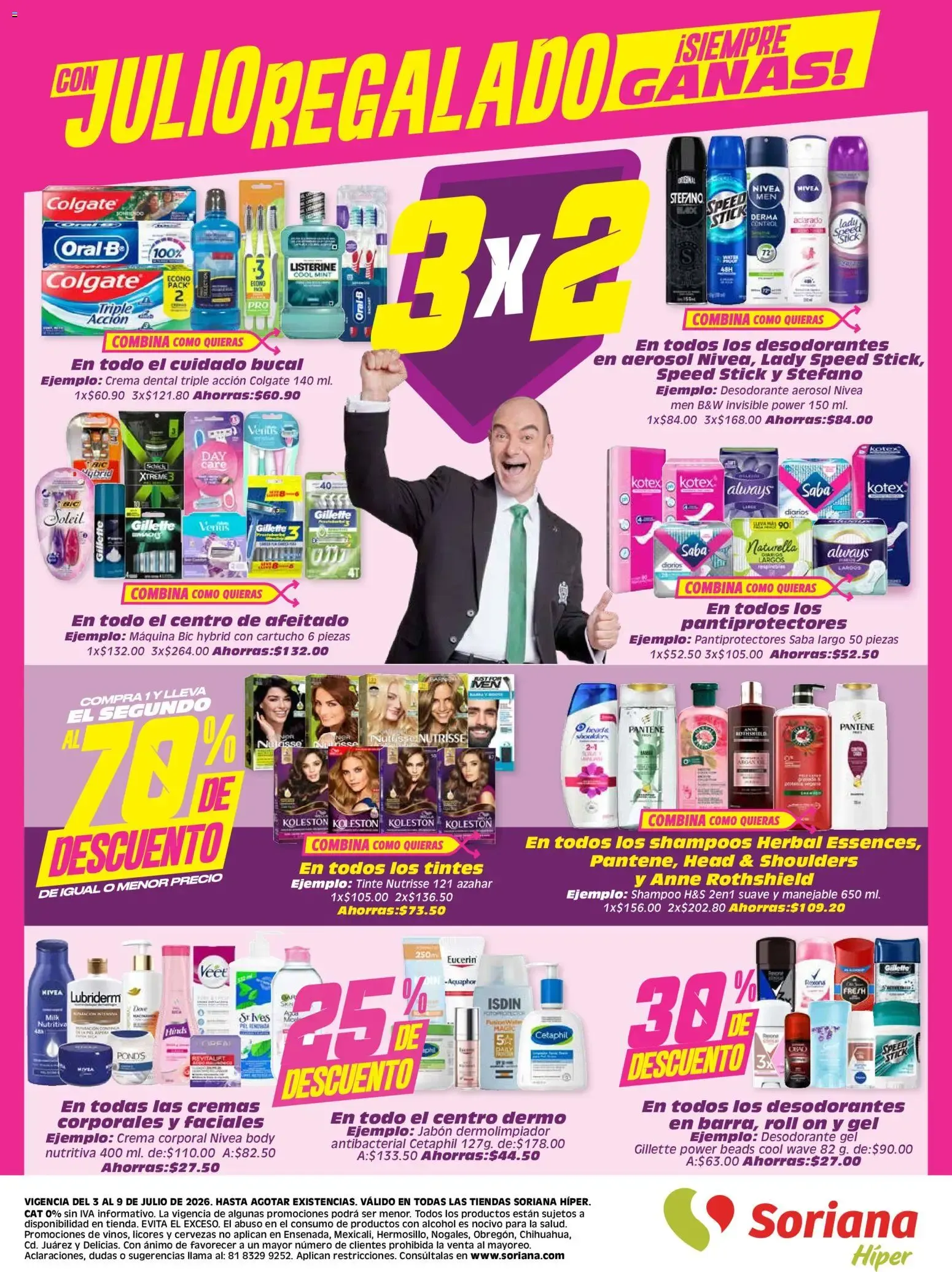 Catálogo de Julio Regalado en Soriana Hiper 3 de julio al 9 de julio 2026 - Pagina 8