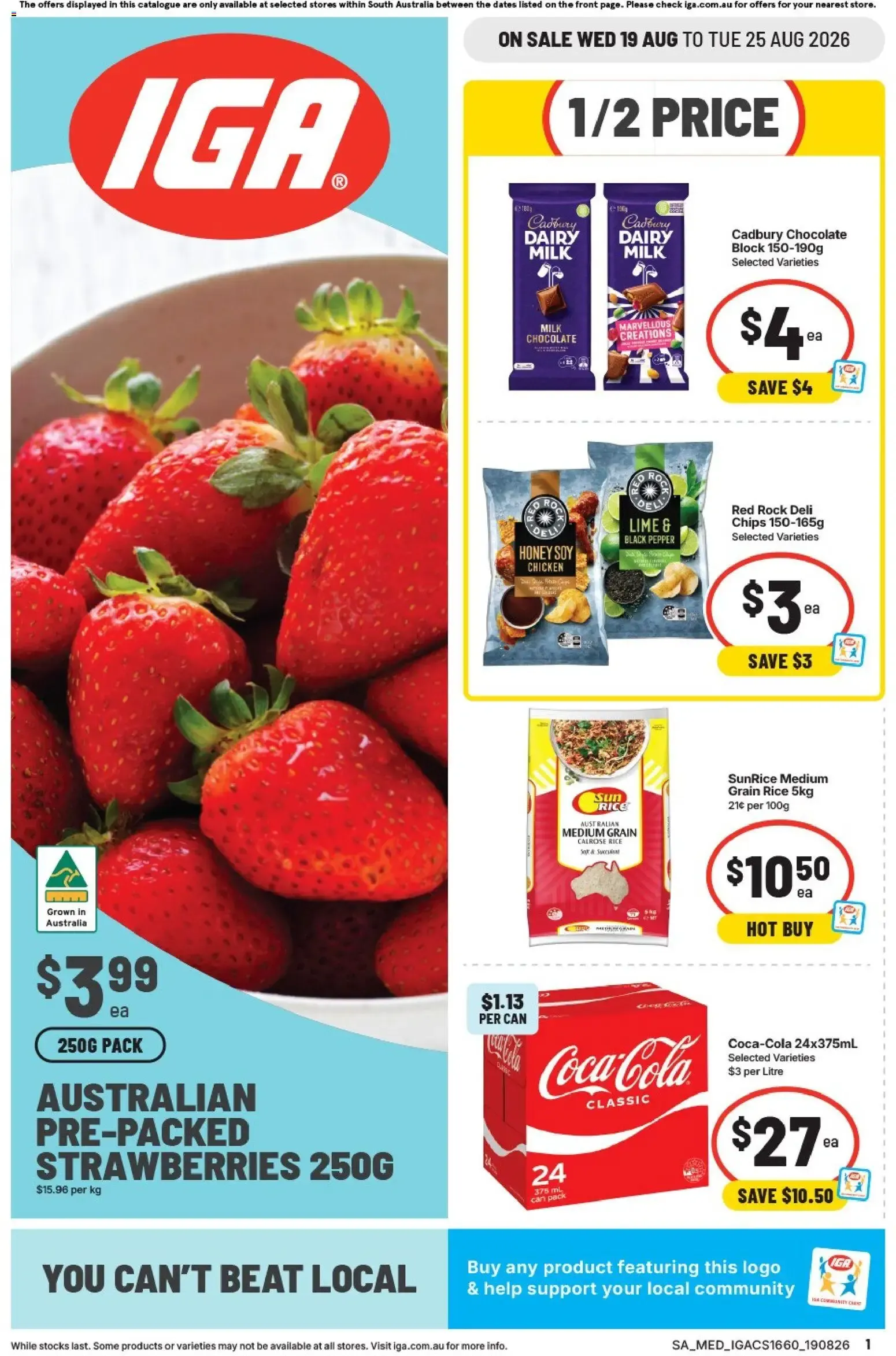 IGA catalogue valid from 19/08/2026 > Online Australia - Catalogue valid from 19 August to 25 August 2026 - page 1