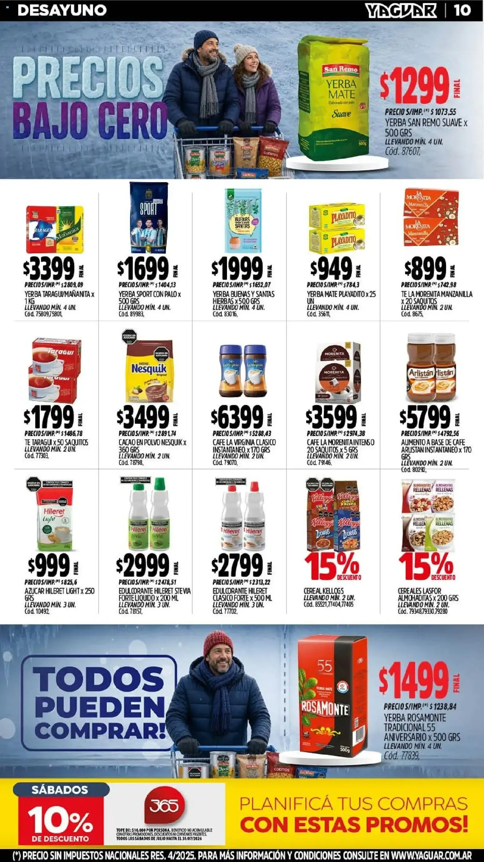 Ofertas de Yaguar - Oferta Semanal Neuquen del 20/07/2026 - 26/07/2026 20 de julio al 26 de julio 2026 - Página 10 del catálogo