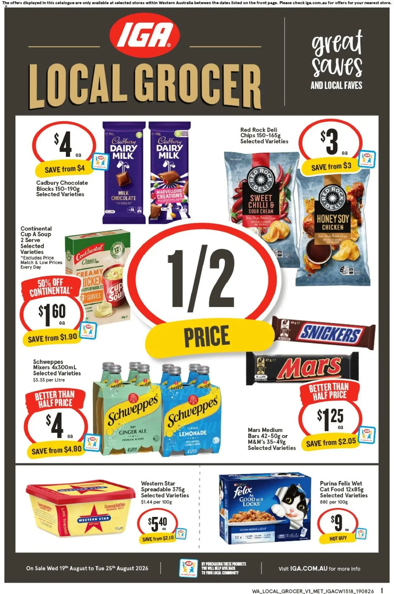 IGA Local Grocer - Catalogue valid from 19 August to 25 August 2026 - page 1