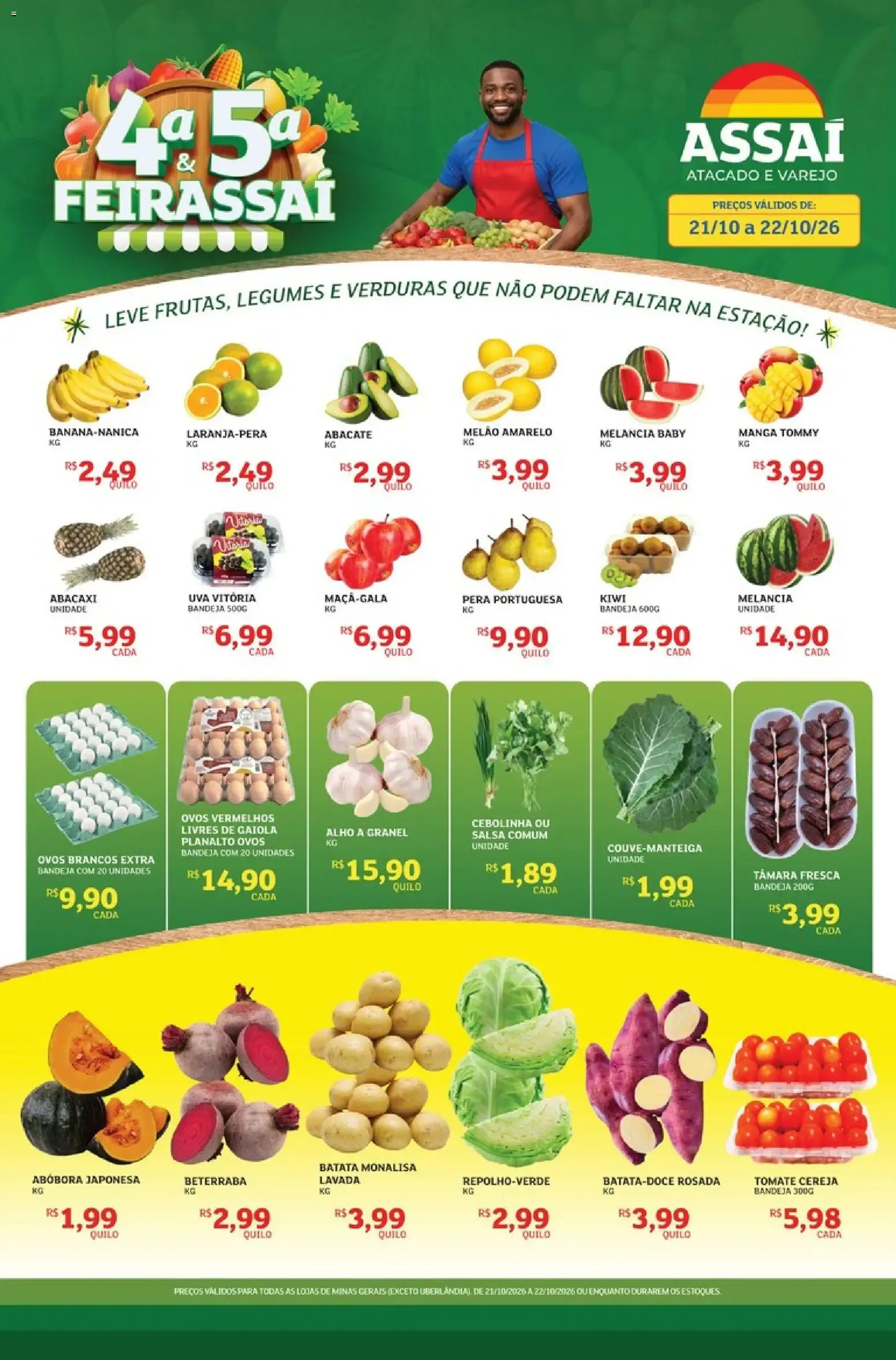 Encarte de Assaí Atacadista ofertas - MG de 21/10/2026 | Promoções Online 21 de outubro até 22 de outubro 2026 - Pagina 1