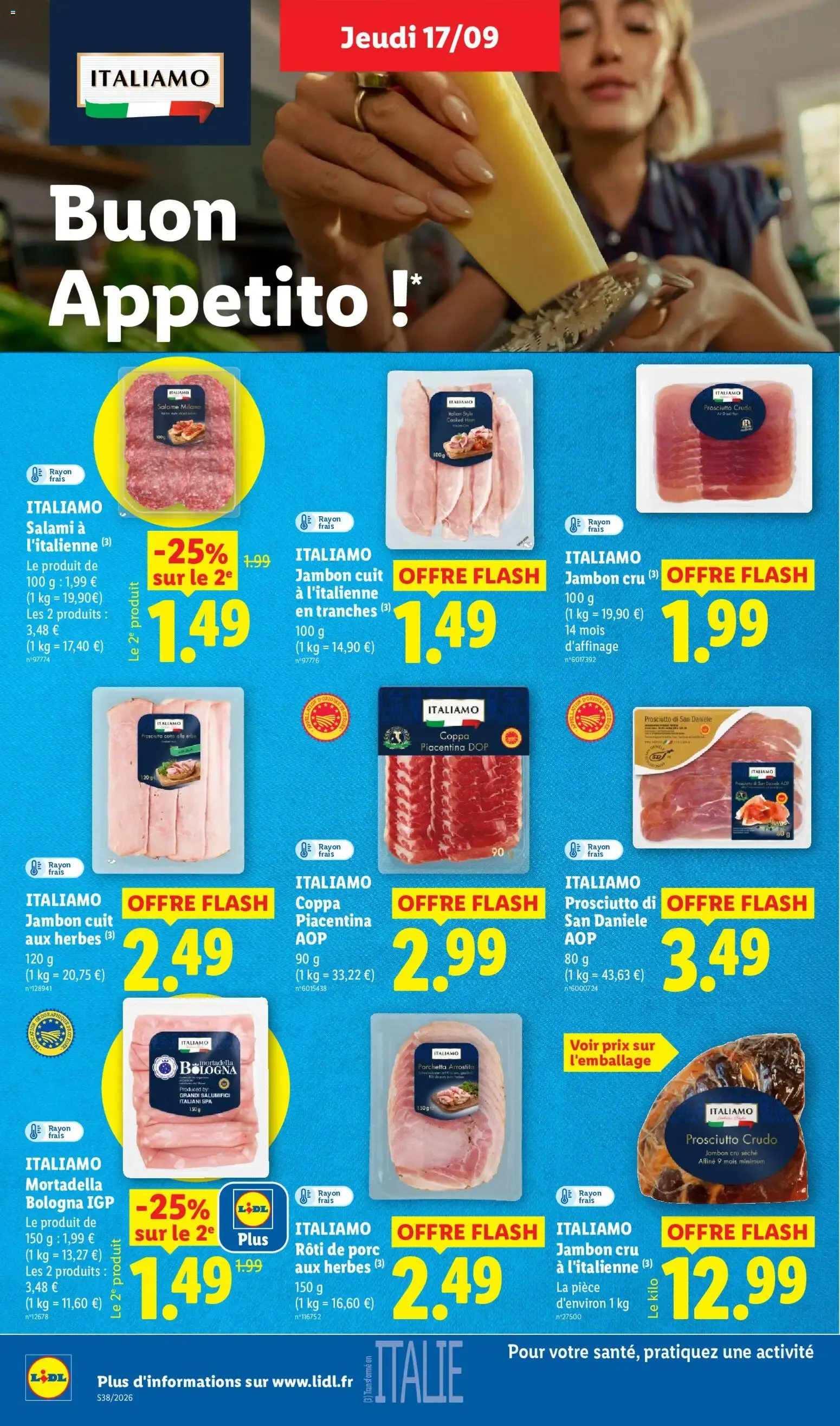 Lidl: Cap sur l'Italie! du 17 septembre au 23 septembre 2026 - Catalogue page 18