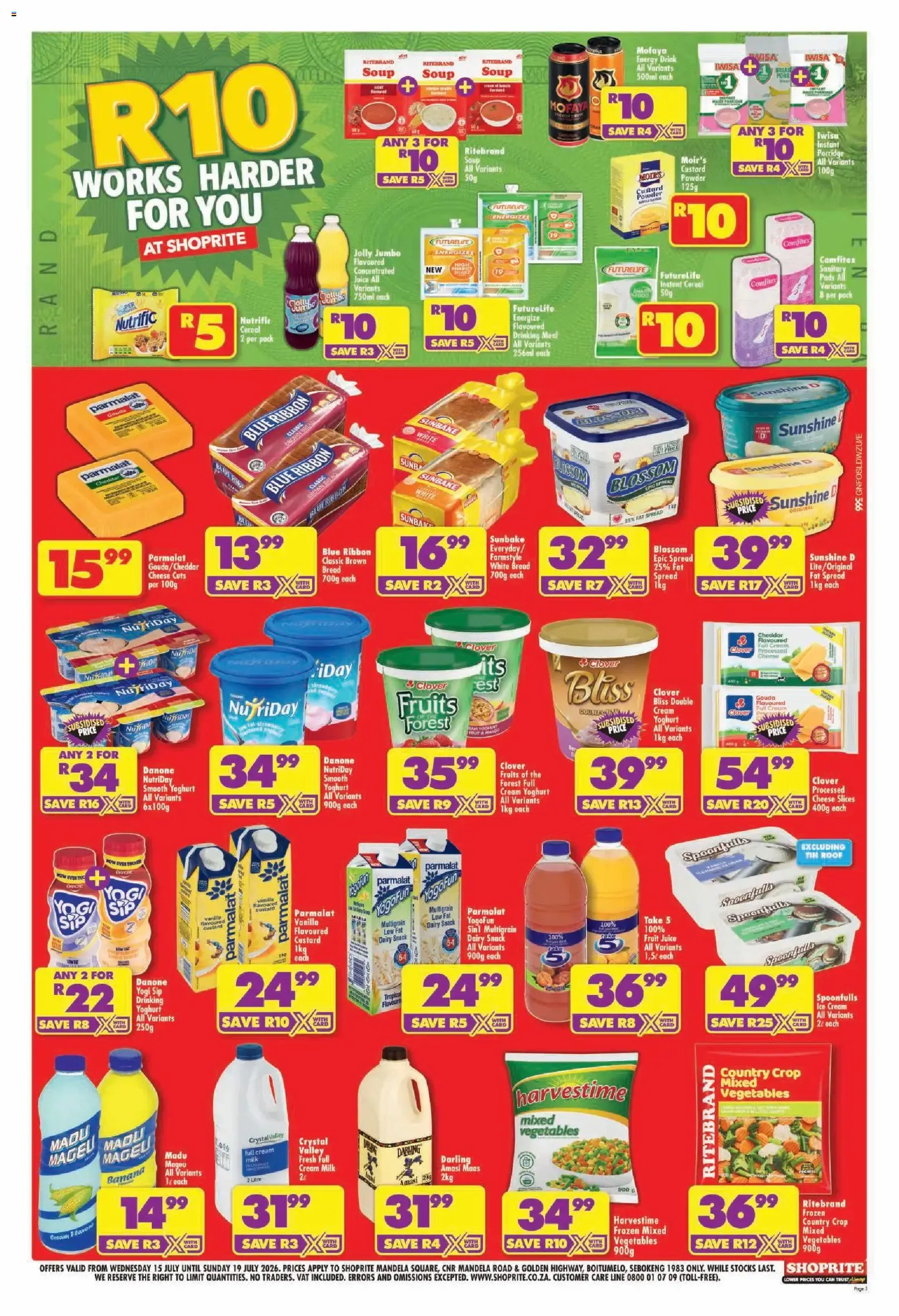 Shoprite Mandela Square - Low-Duuuma Deals! from 15 July to 19 July 2026 - Catalogue Page 3