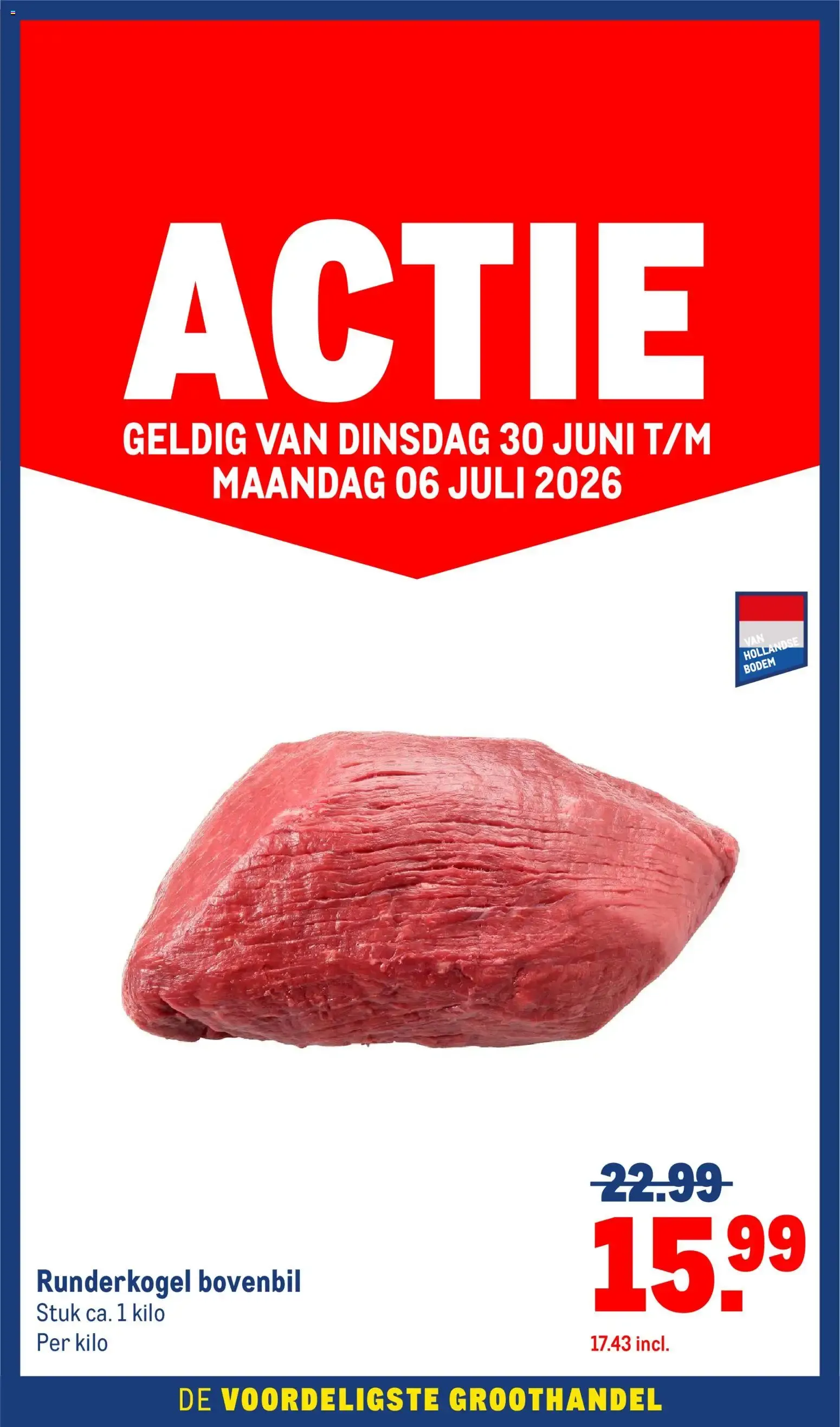 ACTIE van 30 juni tot 6 juli 2026 - Folder pagina 1