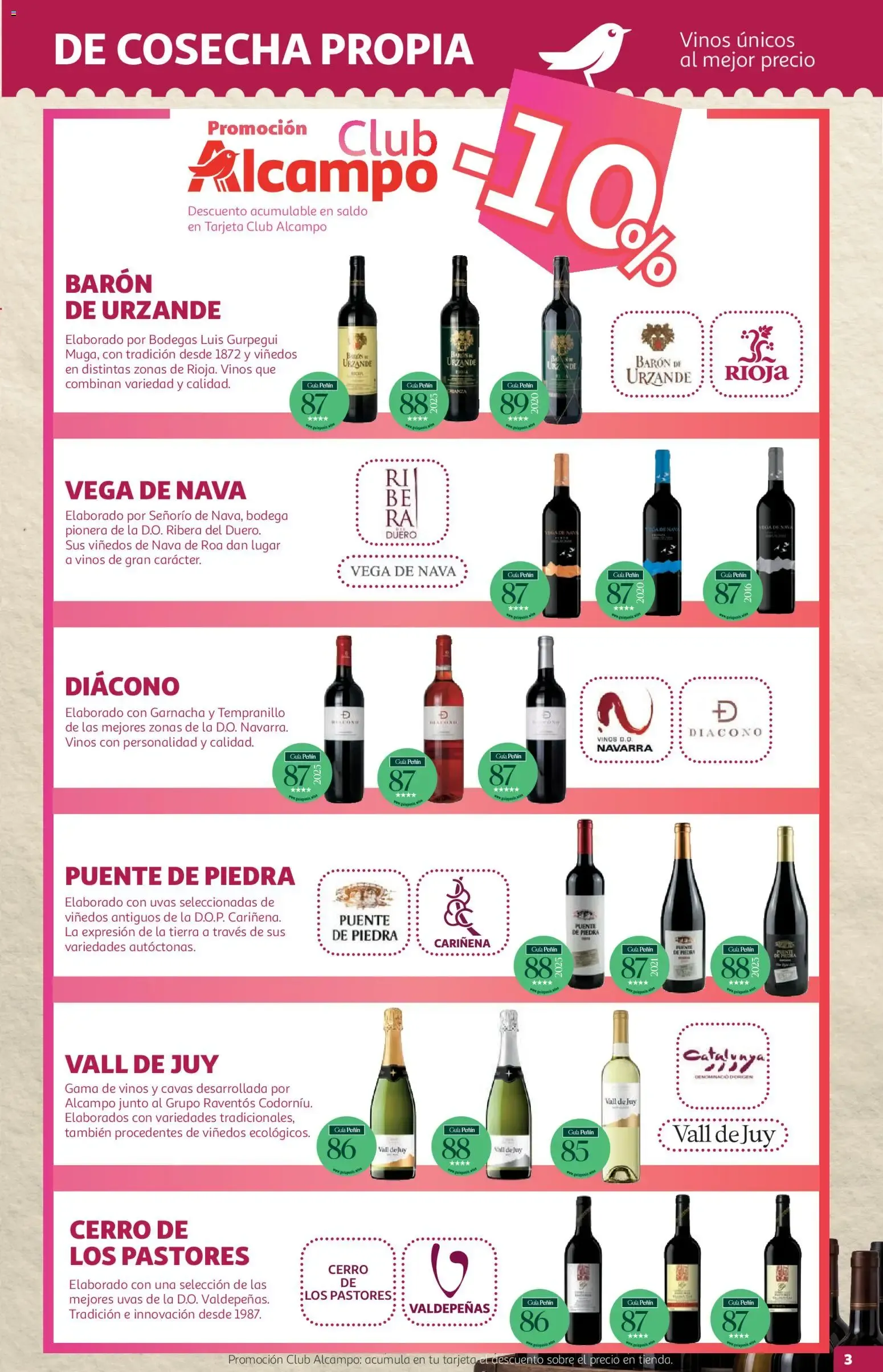 Catálogo de Feria del Vino Alcampo 8 de octubre al 25 de octubre 2026 - Página 3