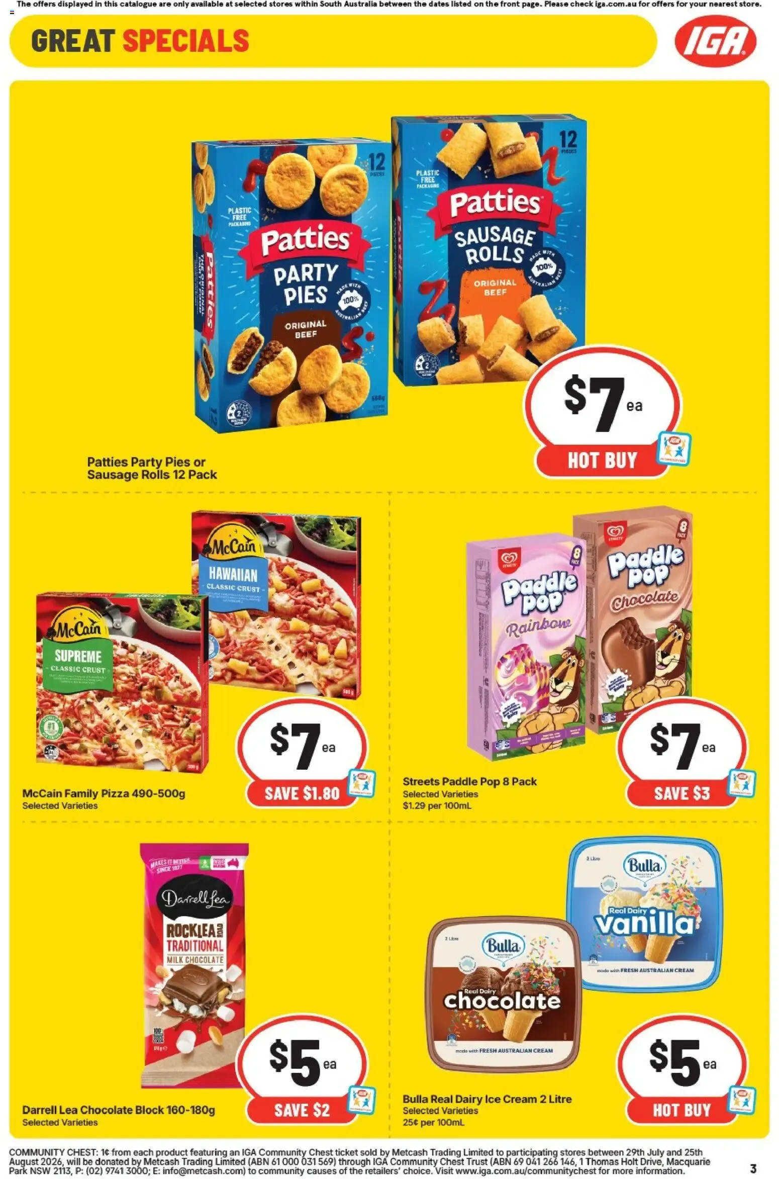 IGA catalogue valid from 29/07/2026 > Online Australia - Catalogue valid from 29 July to 4 August 2026 - page 3