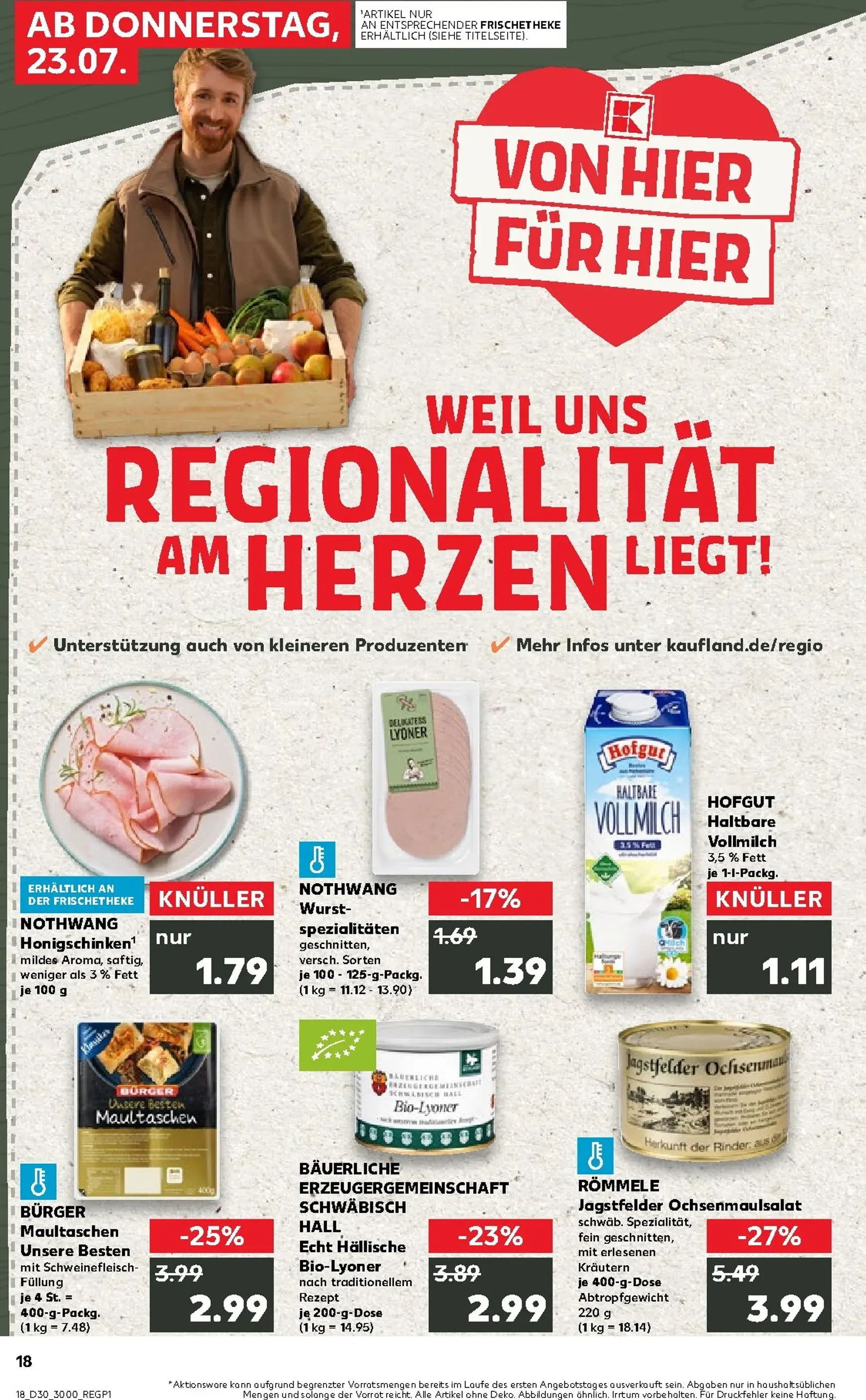 Kaufland Prospekt nächste Woche – von Donnerstag 23.07.2026 bis Mittwoch 29.07.2026 von 23. Juli bis 29. Juli 2026 - Prospekt seite 19