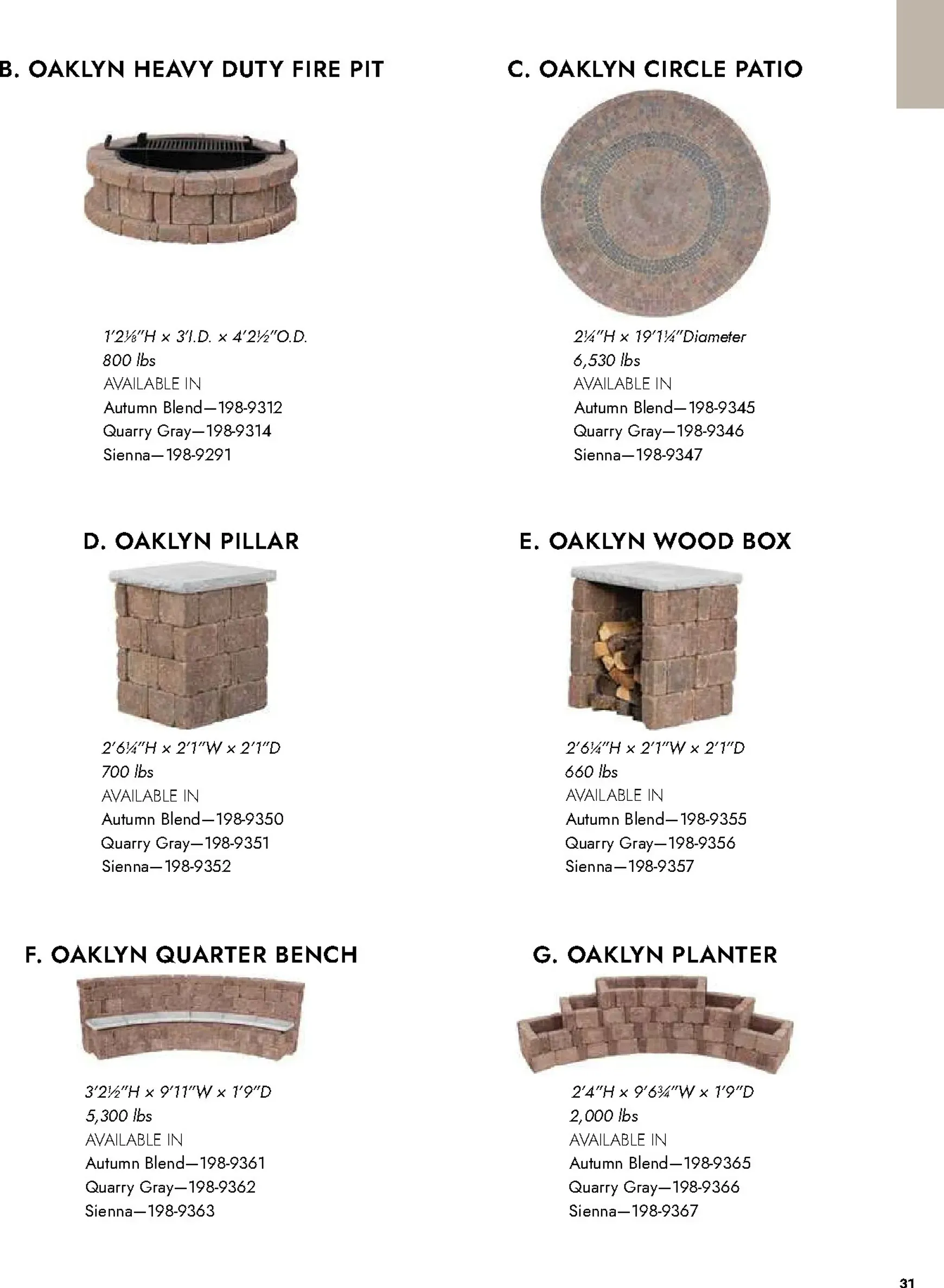 Weekly ad OUTDOOR LIVING BLOCK PROJECTS & BUNDLES from April 2 to December 31 2026 - Page 32