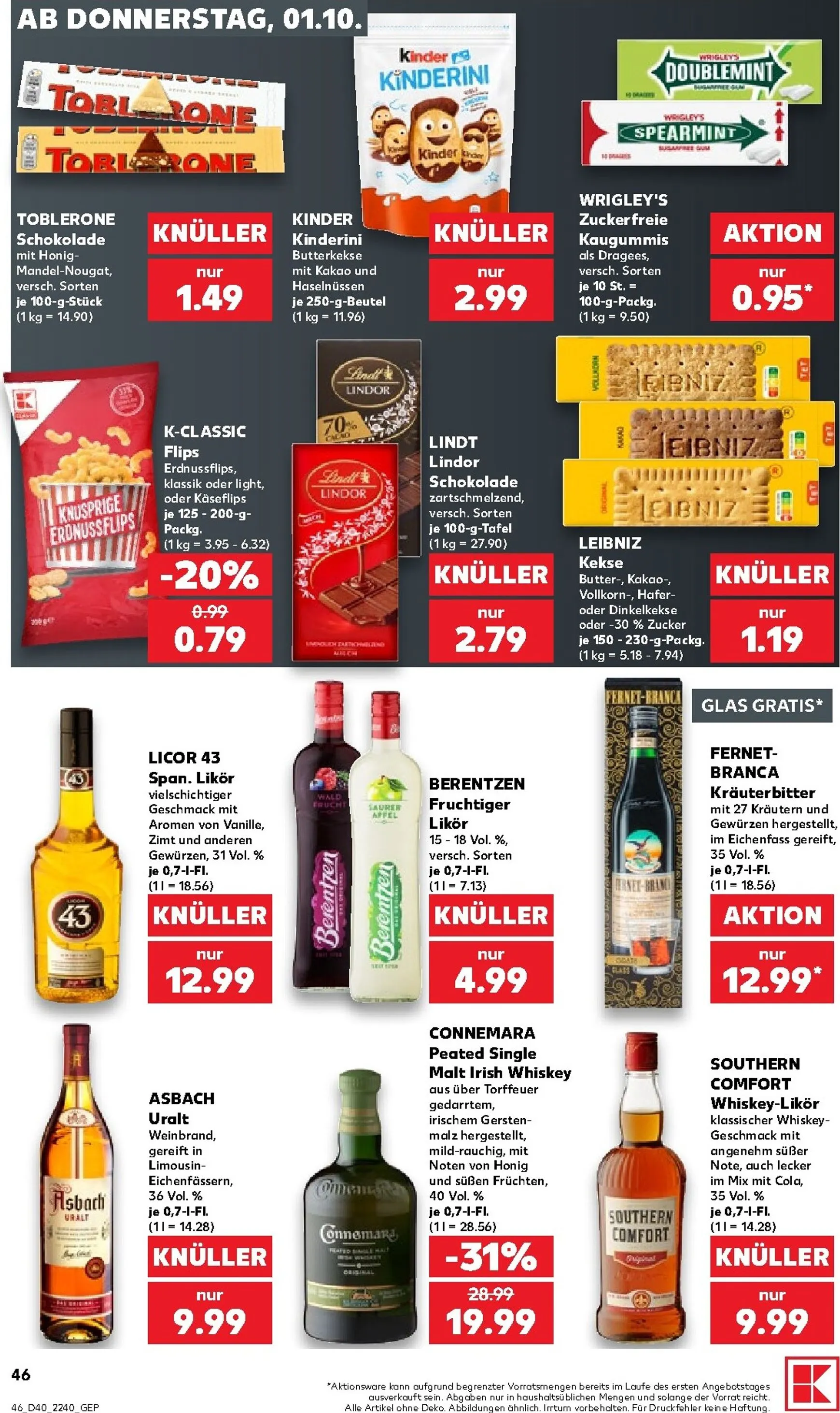 Neuer Kaufland Prospekt – von Donnerstag 01.10.2026 bis Mittwoch 07.10.2026 von 1. Oktober bis 7. Oktober 2026 - Prospekt seite 47