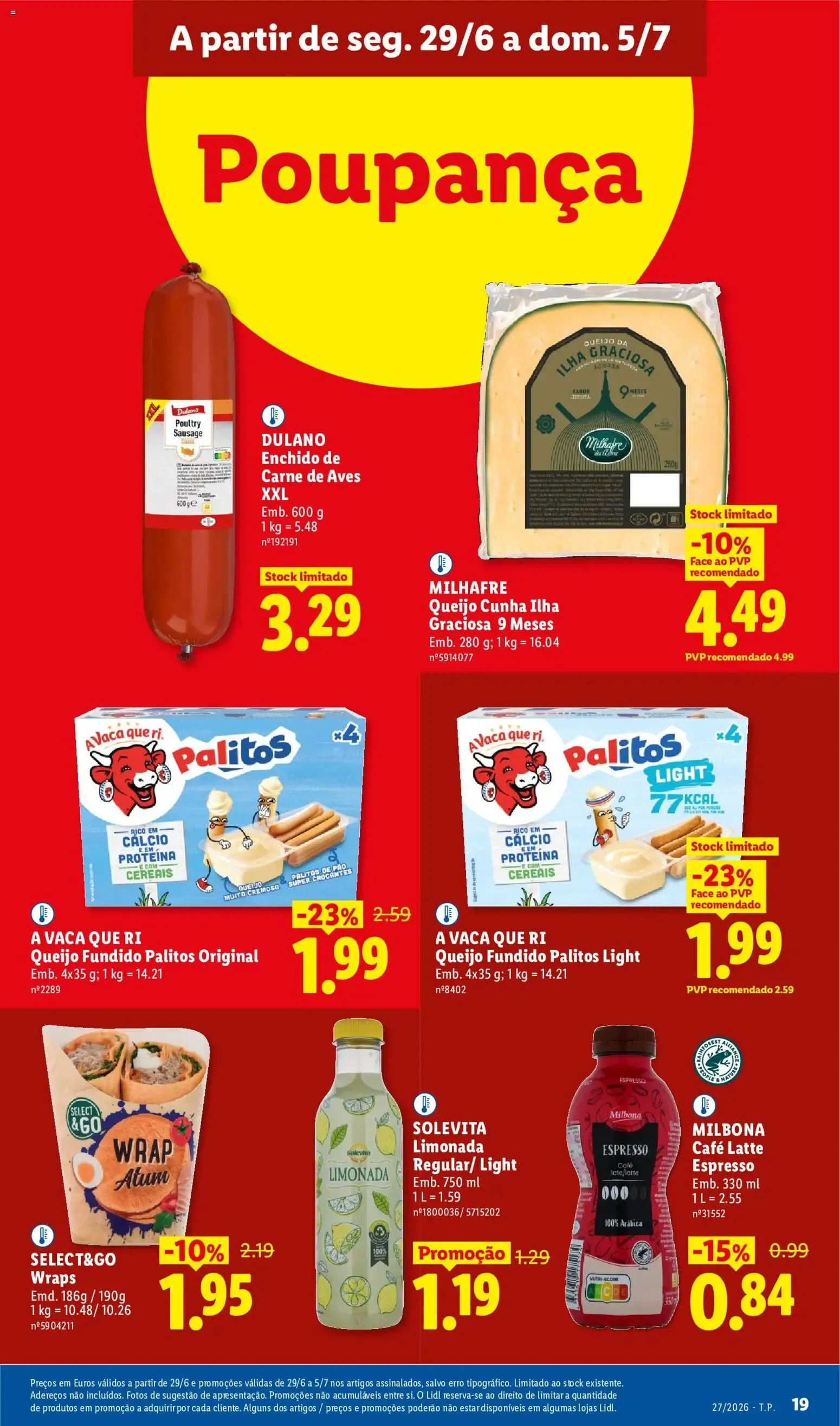 Folheto Lidl Folheto: Poupança de 29 de junho até 5 de julho 2026 - Pagina 19