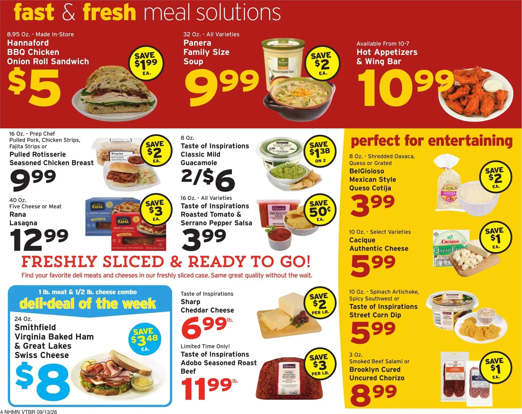Weekly ad Current Hannaford leaflet valid from Sunday 09/13/2026 to Saturday 09/19/2026 from September 13 to September 19 2026 - Page 4