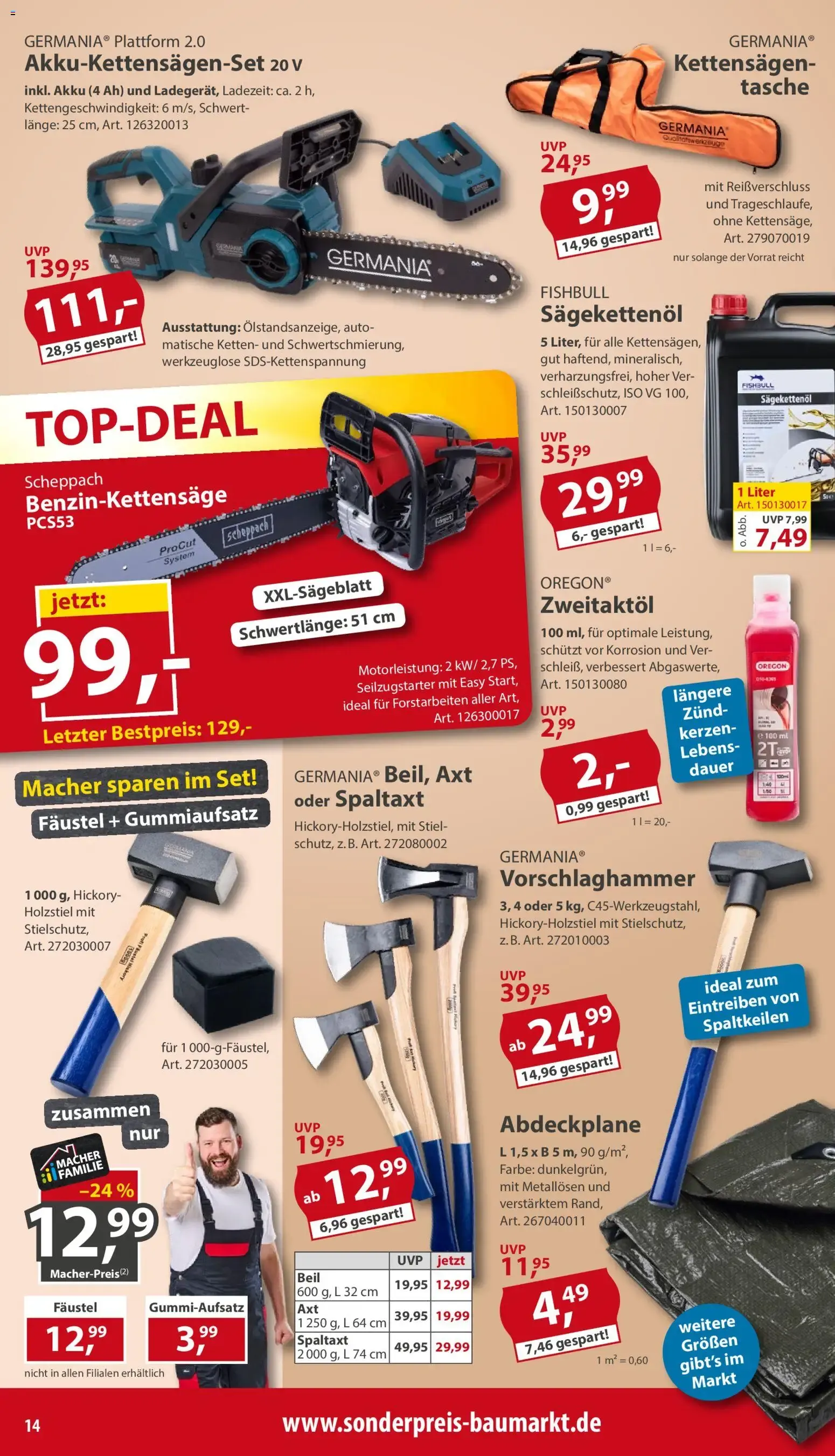 Sonderpreis Baumarkt Prospekt (ab 03.10.2026) zum Blättern von 3. Oktober bis 9. Oktober 2026 - Prospekt seite 14