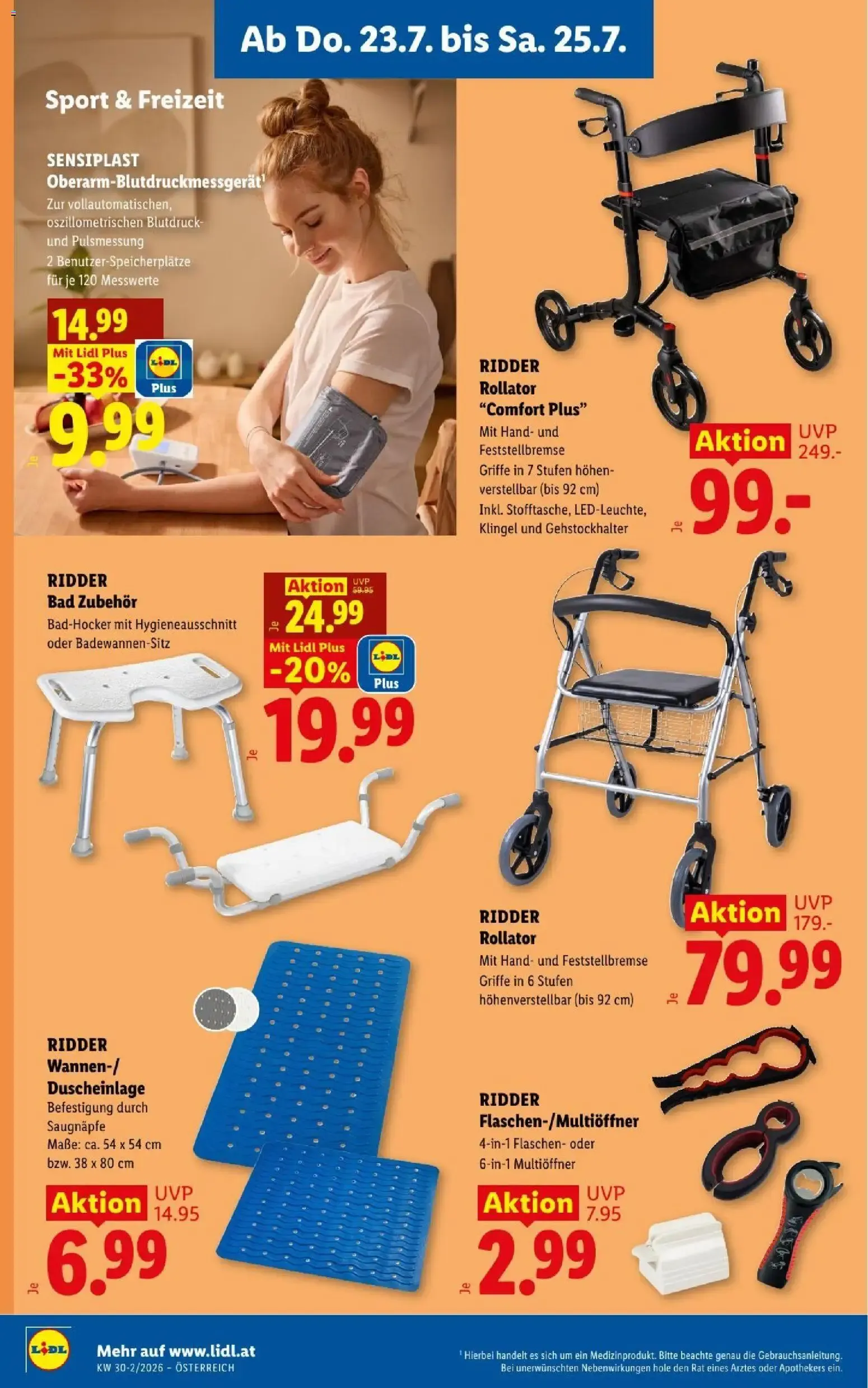 Lidl - Flugblatt ab 23.07.2026 - Angebote ab donnerstag von 23. Juli bis 25. Juli 2026 - Flugblätt seite 28