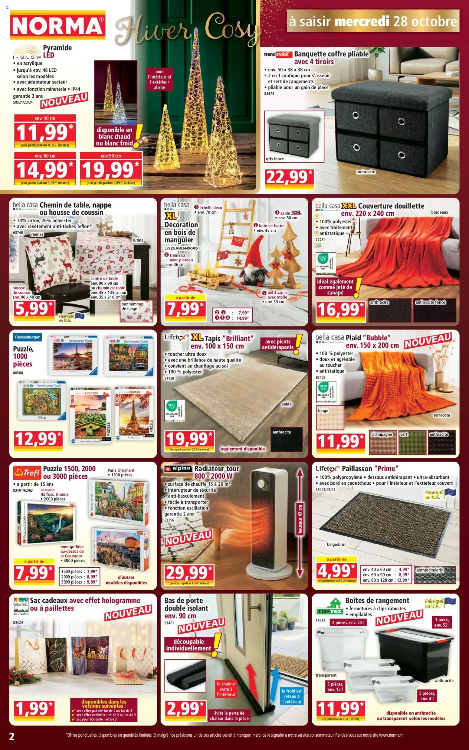 Norma catalogue à partir du 28/10/2026 - promo en ligne du 28 octobre au 3 novembre 2026 - Catalogue page 2