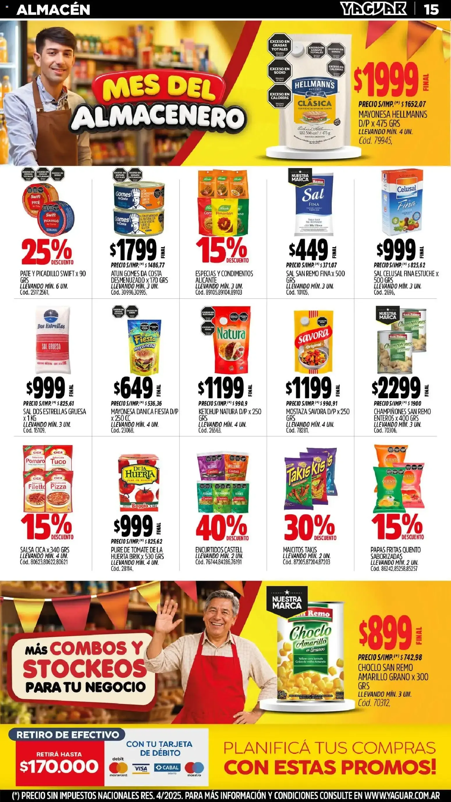 Ofertas de Mayorista Yaguar - Mes del Almacenero 31 de agosto al 6 de septiembre 2026 - Página 15 del catálogo