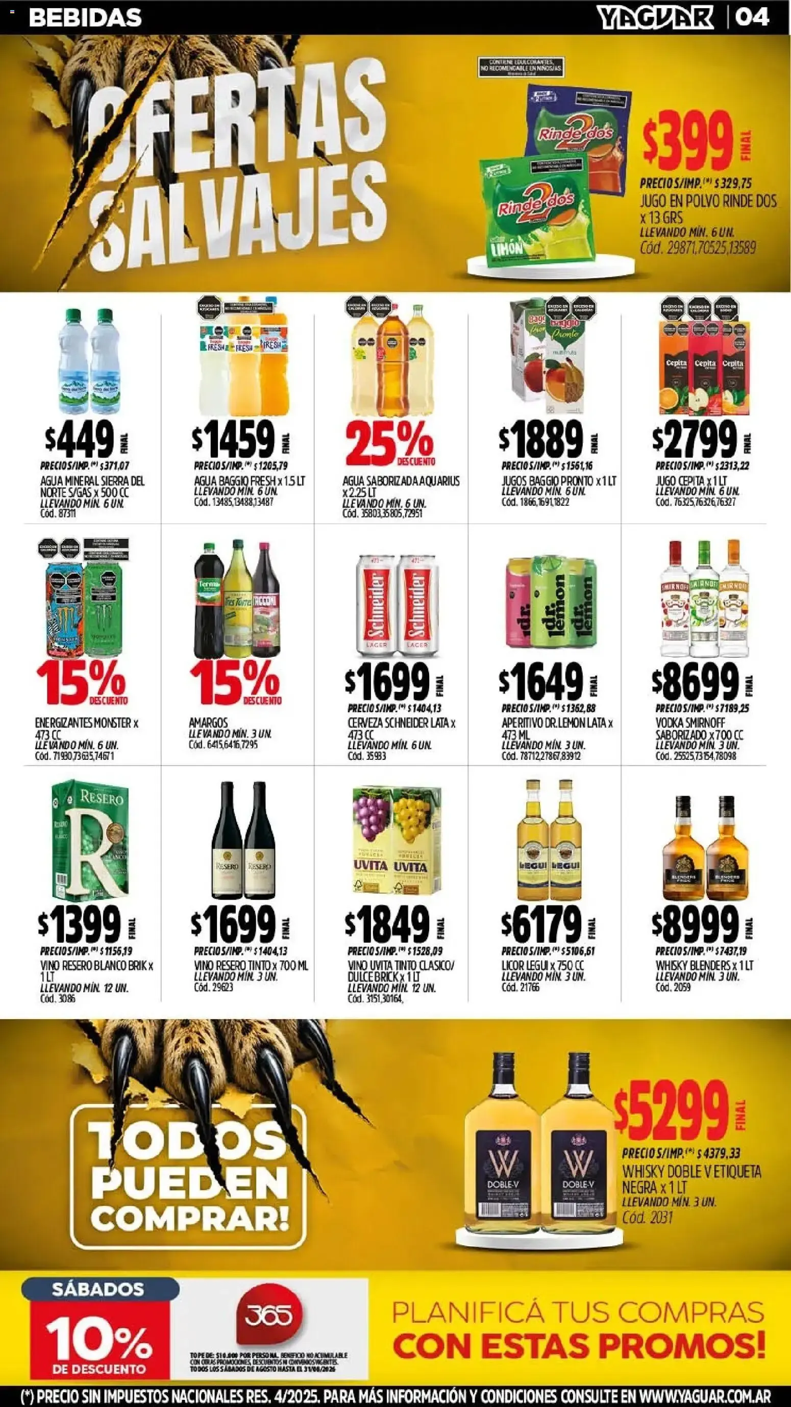 Ofertas de Yaguar - Oferta Semanal Córdoba del 03/08/2026 - 09/08/2026 3 de agosto al 9 de agosto 2026 - Página 5 del catálogo