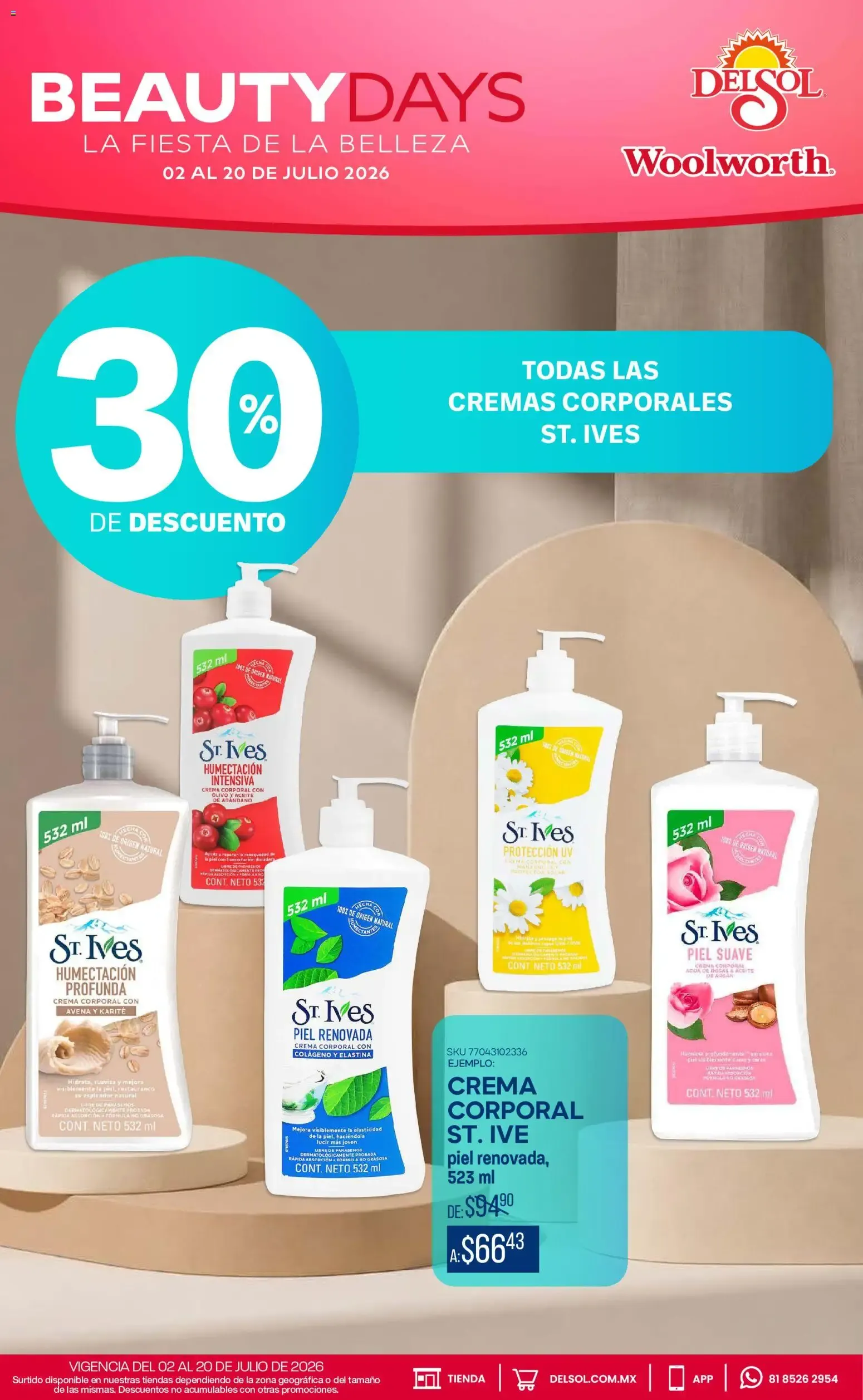 Catálogo de Del Sol y Woolworth katalog Beauty Days (02/07/2026 - 20/07/2026) - catálogo en línea 2 de julio al 20 de julio 2026 - Pagina 14