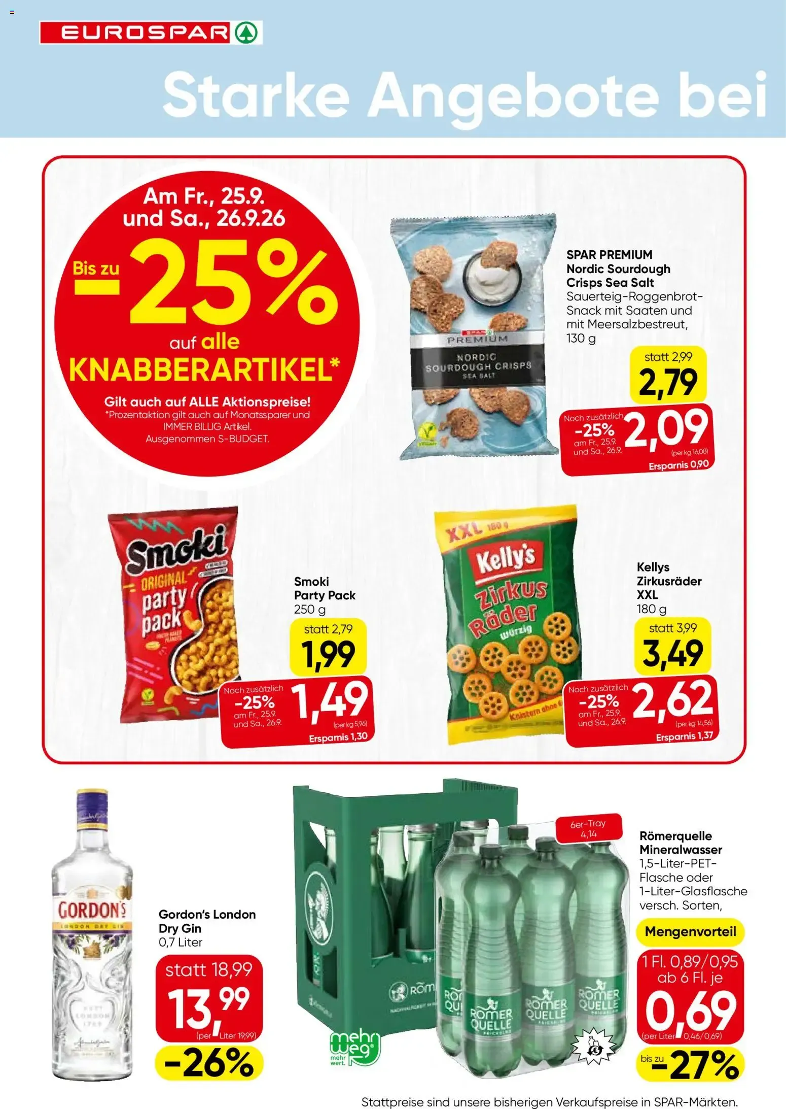 Eurospar Flugblatt von 24.09.2026 - Aktuelle Angebote von 24. September bis 7. Oktober 2026 - Flugblätt seite 10