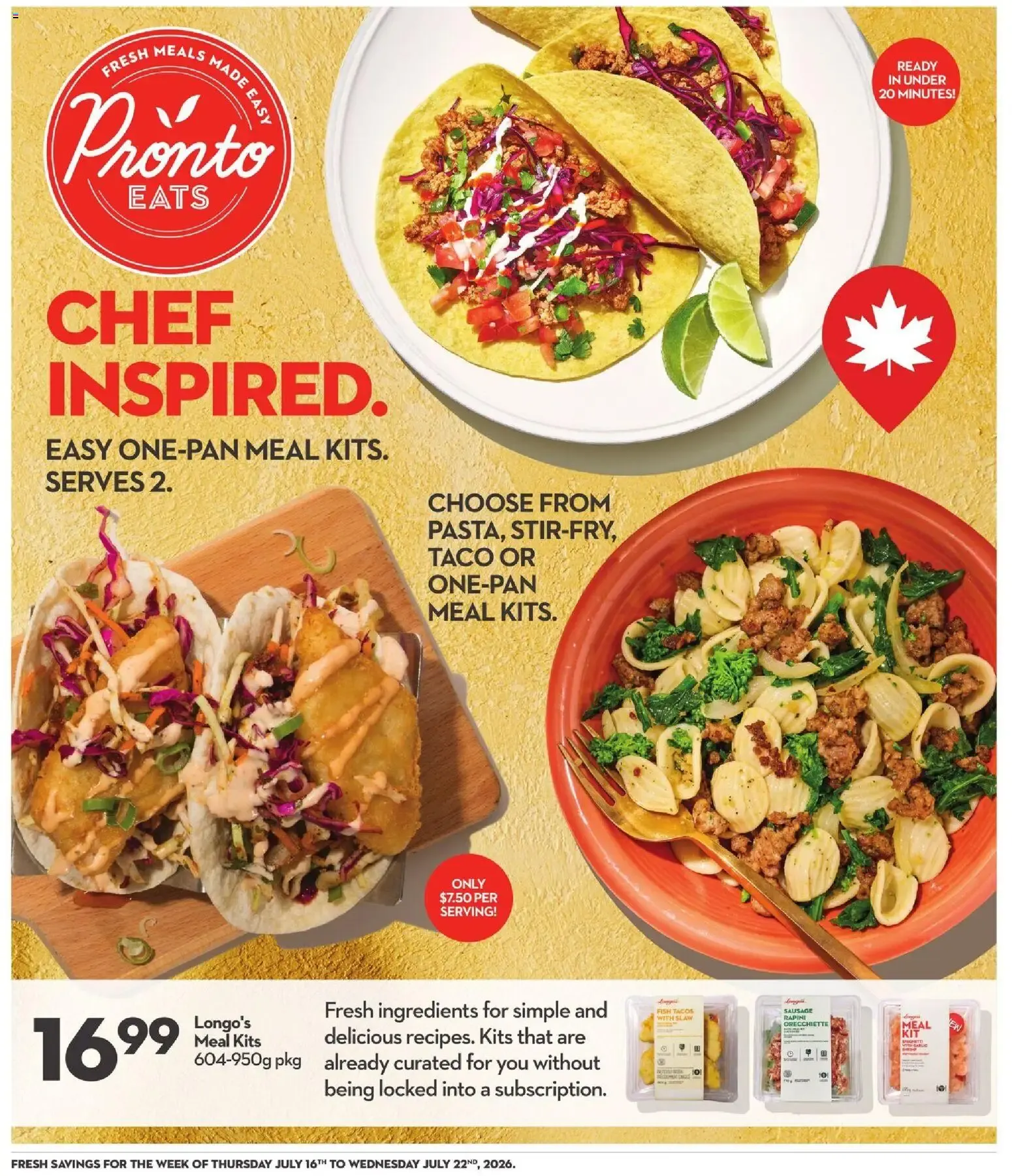 Longo's weekly flyer / circulaire from Jul 16, 2026 > weekly specials & deals from July 16 to July 22 2026 - flyer page 16
