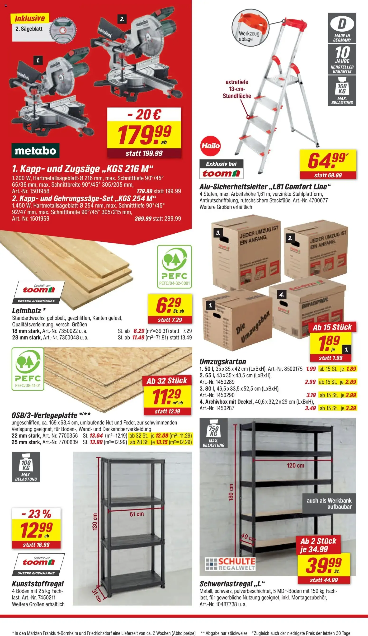 Toom Wochenweise Megapreise & Sommer-Sale von 11. Juli bis 17. Juli 2026 - Prospekt seite 12