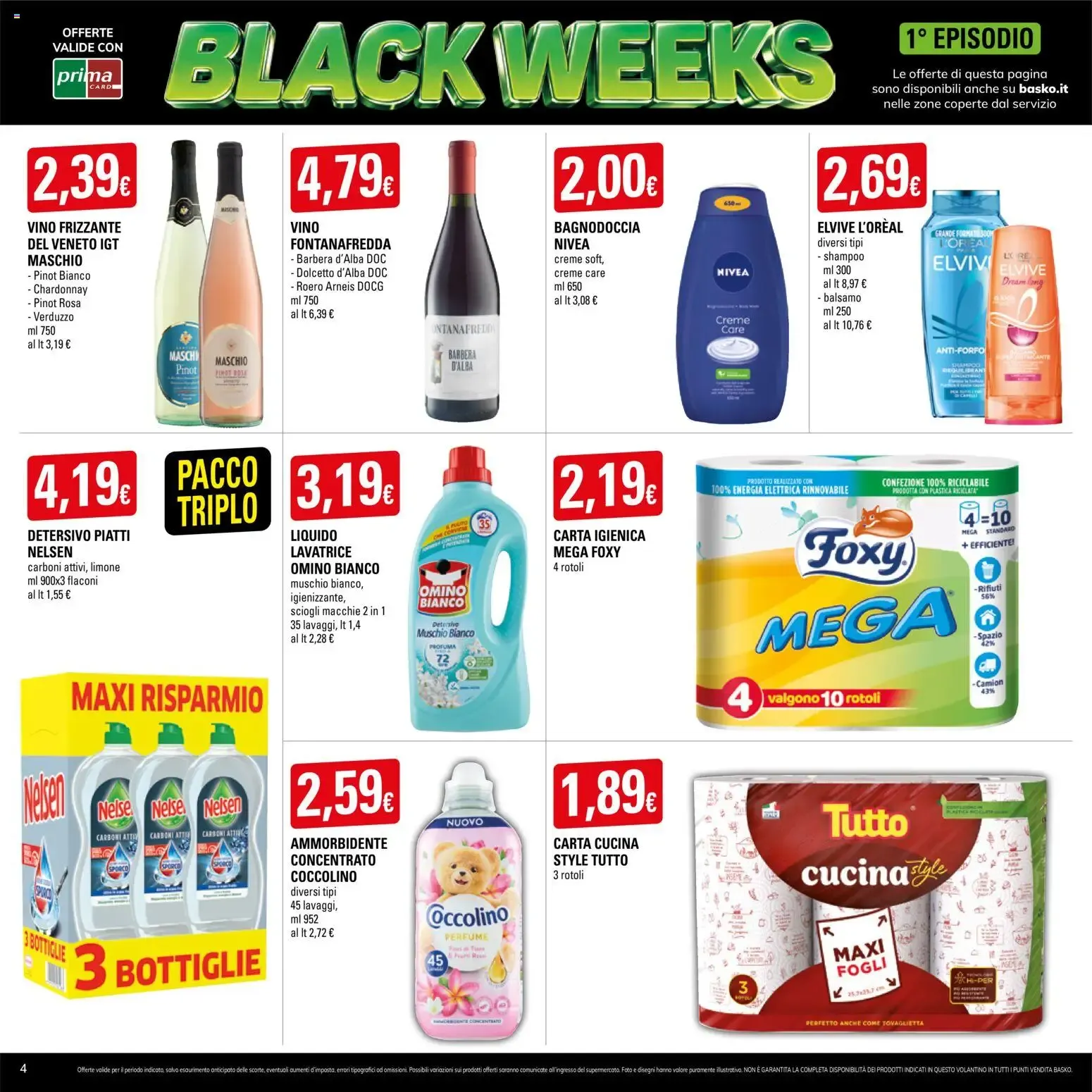 Nuovo Basko Black Week dal 27/10/2026 > offerte anteprima 🛍️ da 27 ottobre a 9 novembre di 2026 - Pagina del volantino 4