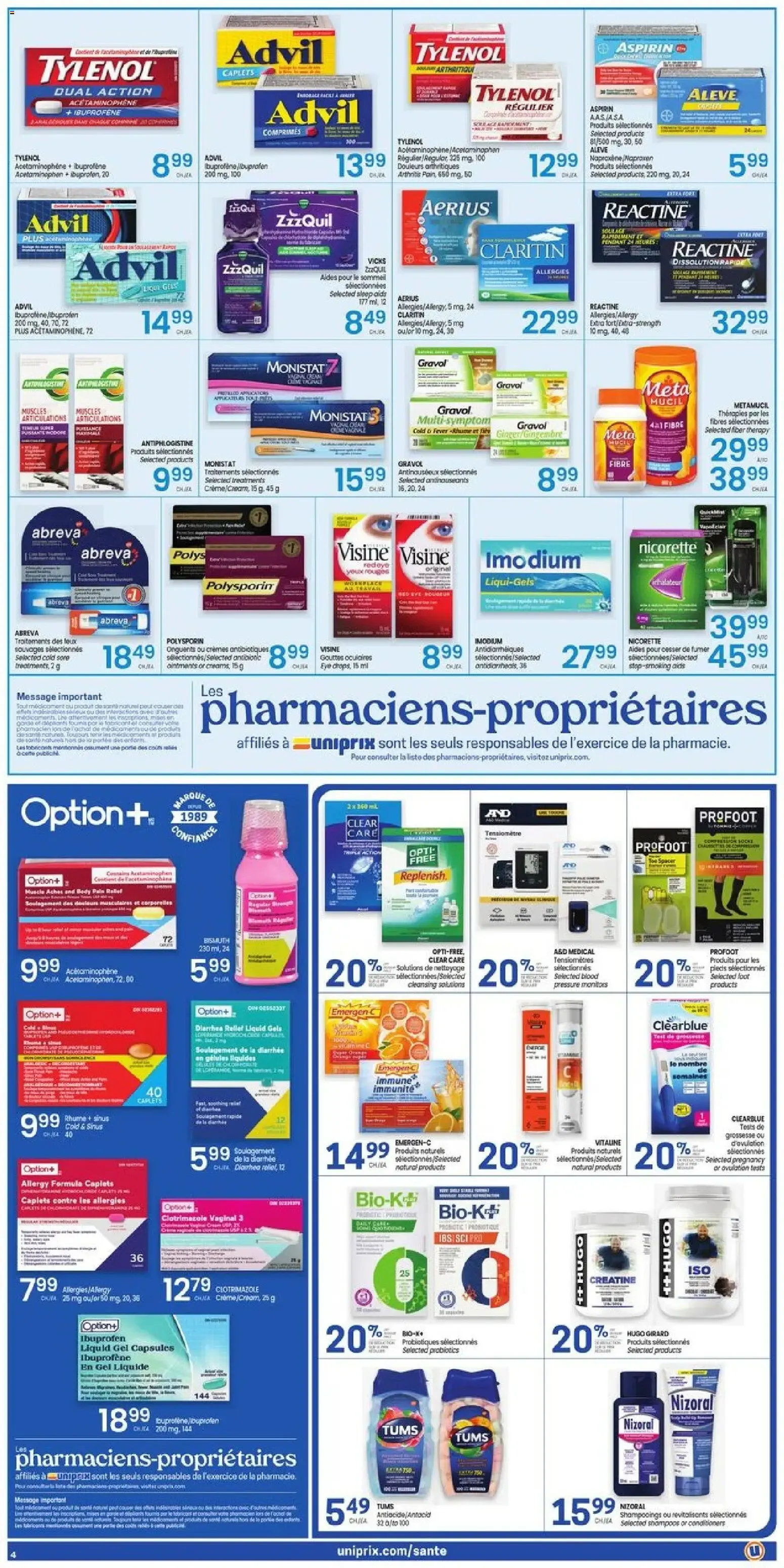Uniprix weekly flyer / circulaire from Jul 23, 2026 > weekly specials & deals from July 23 to July 29 2026 - flyer page 5