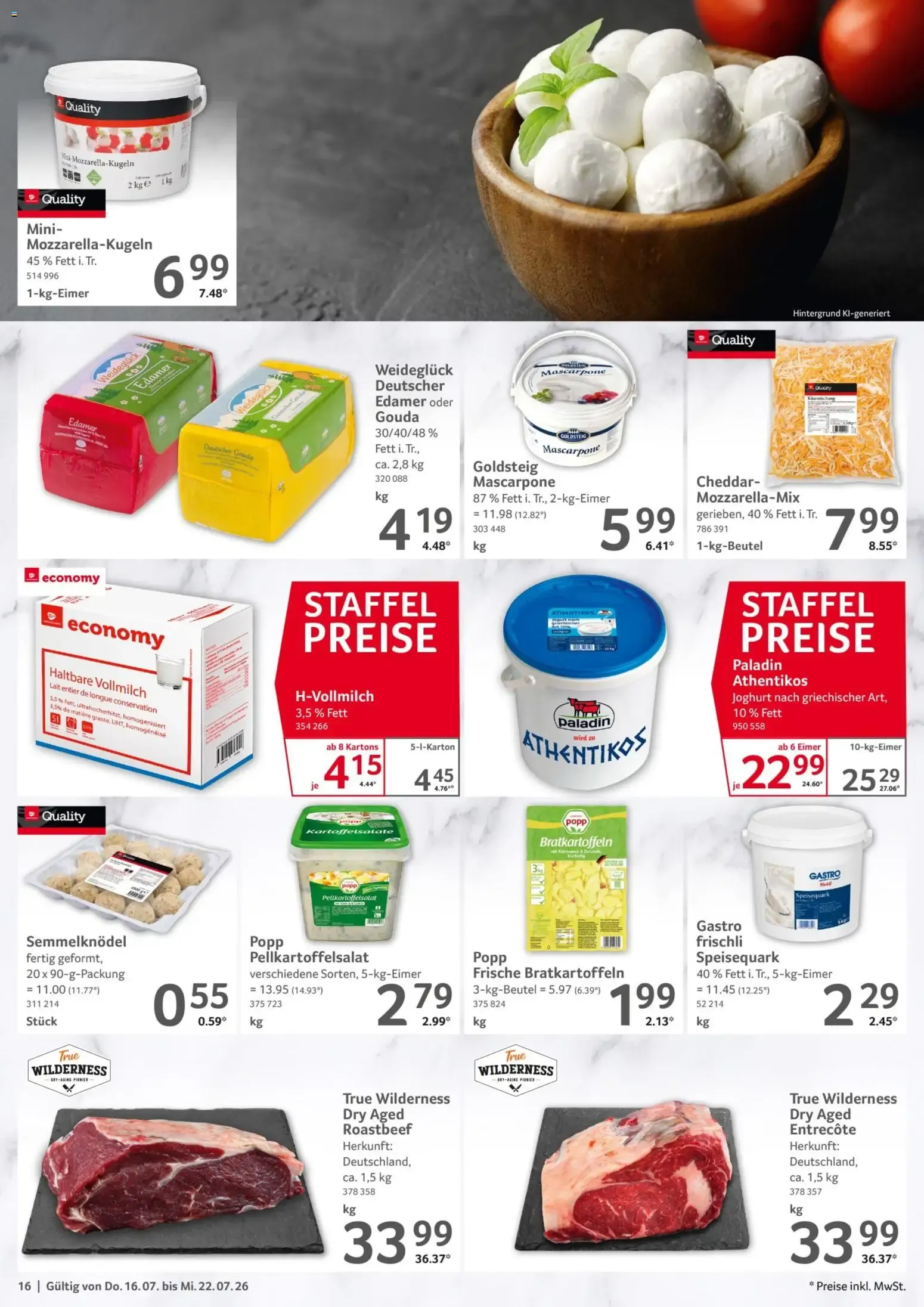 Selgros Prospekt (ab 16.07.2026) zum Blättern von 16. Juli bis 22. Juli 2026 - Prospekt seite 16