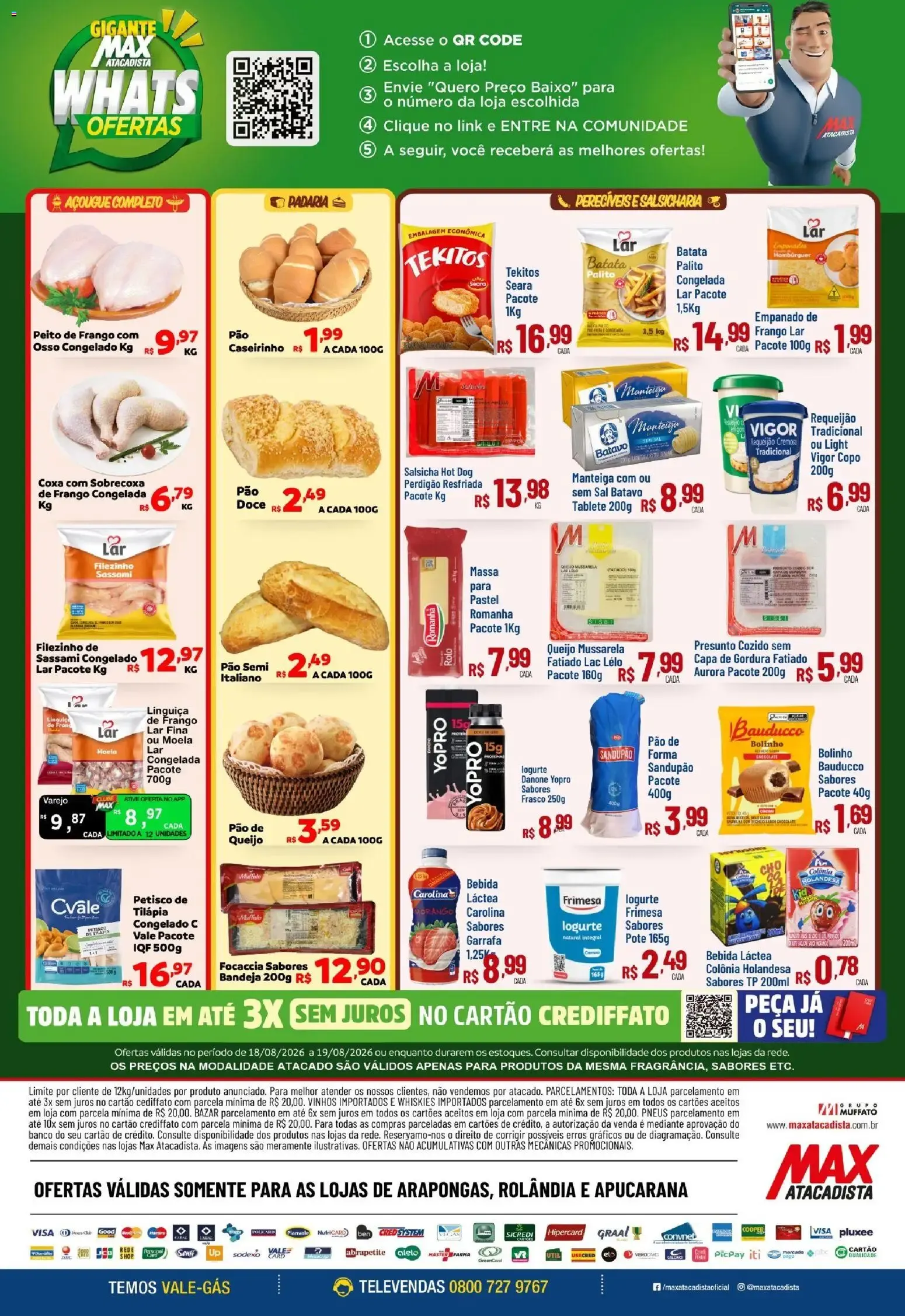 Encarte de Max Atacadista ofertas Feira de 18/08/2026 | Promoções Online 18 de agosto até 19 de agosto 2026 - Pagina 2