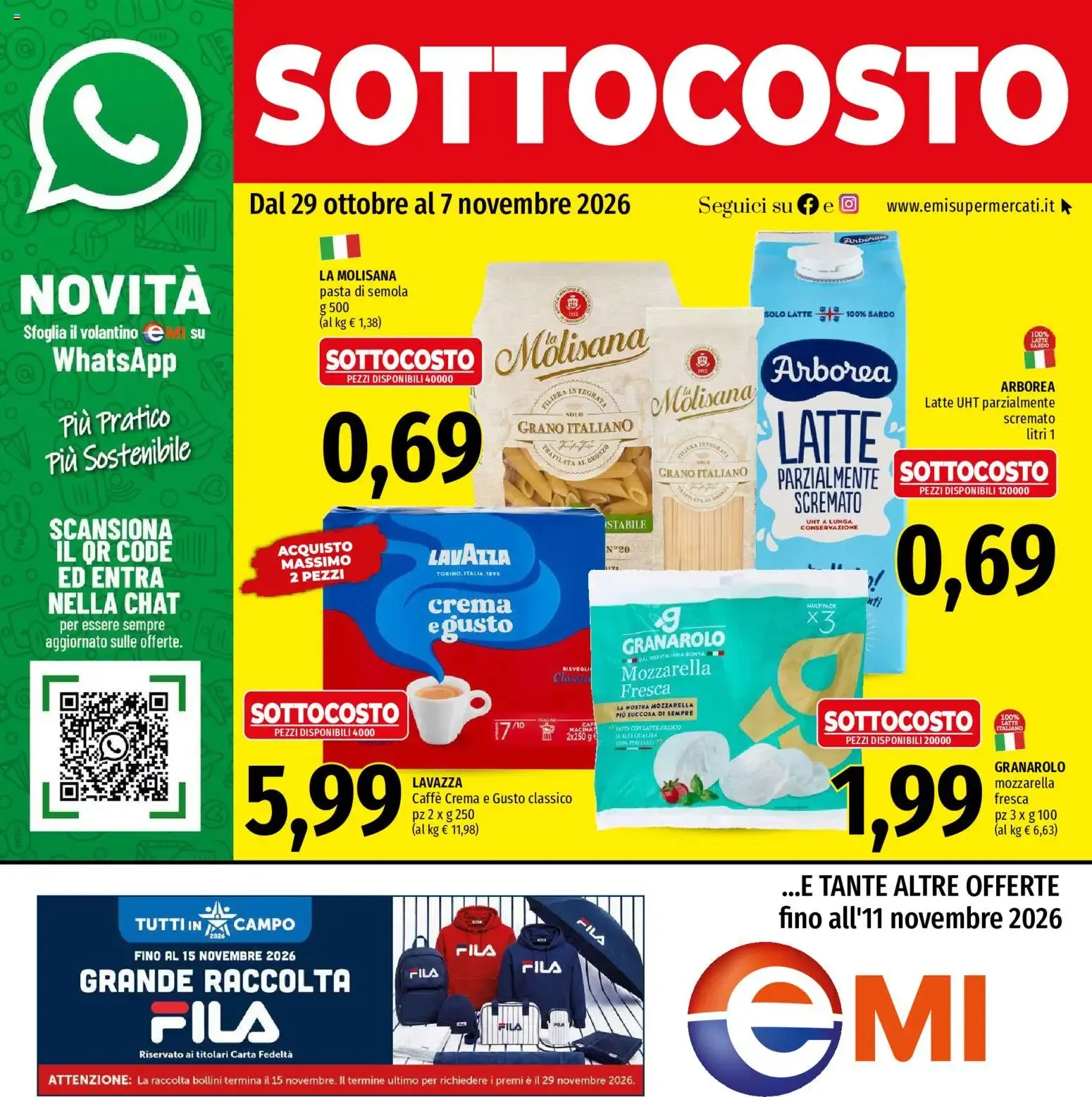 EMI volantino dal 29/10/2026 - online Offerte da 29 ottobre a 7 novembre di 2026 - Pagina del volantino 1