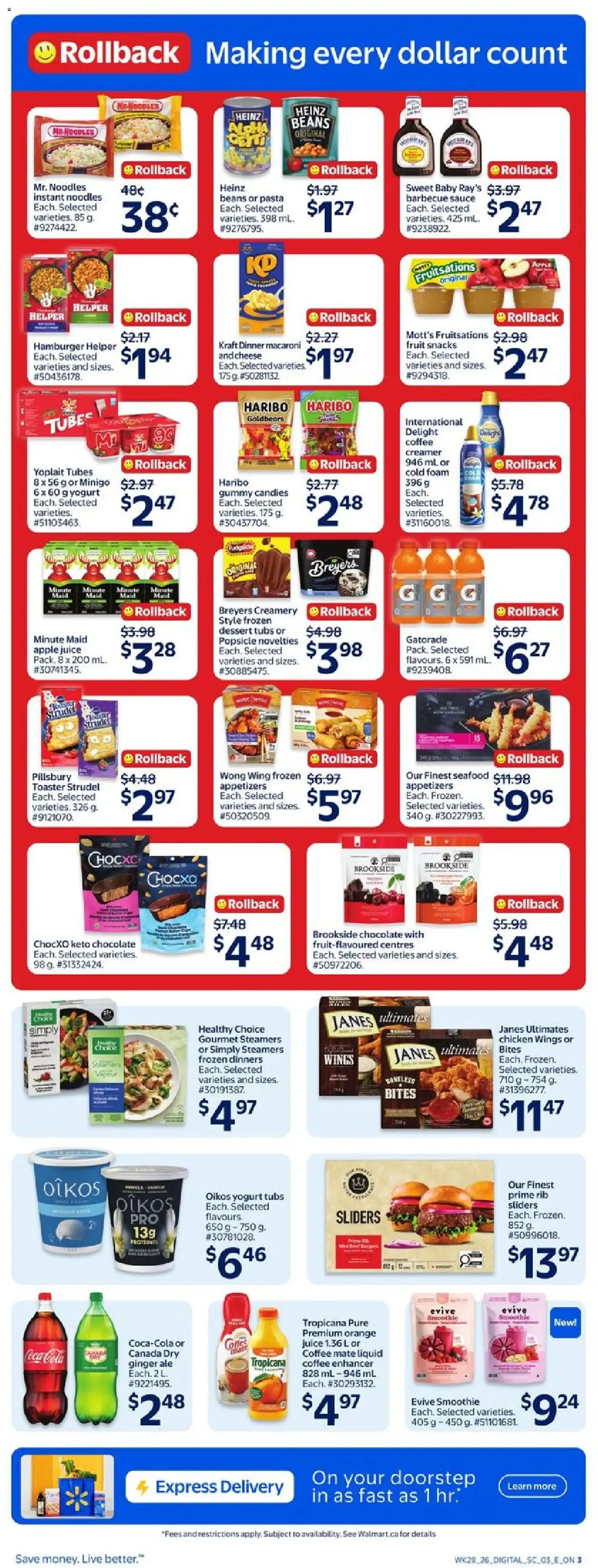 Walmart weekly flyer from Aug 6, 2026 > weekly specials & deals from August 6 to August 12 2026 - flyer page 4