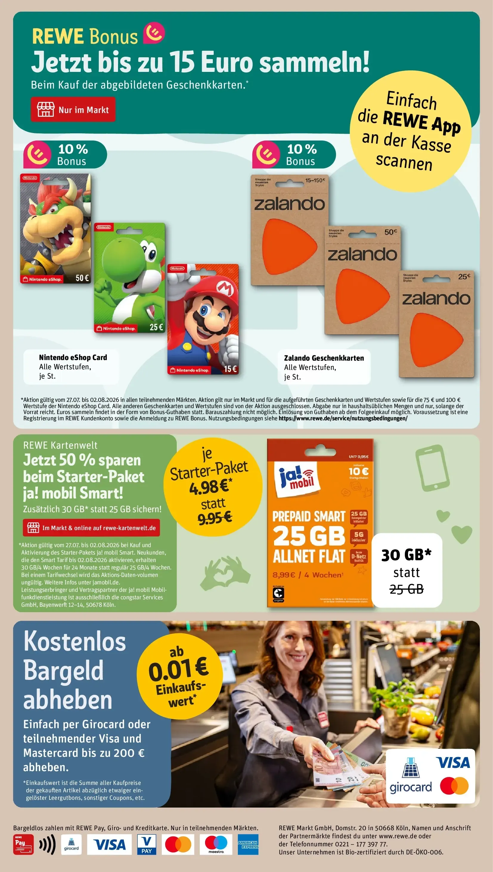 REWE Sven Fölski – Dein Markt Prospekt von 27. Juli bis 2. August 2026 - Prospekt seite 34