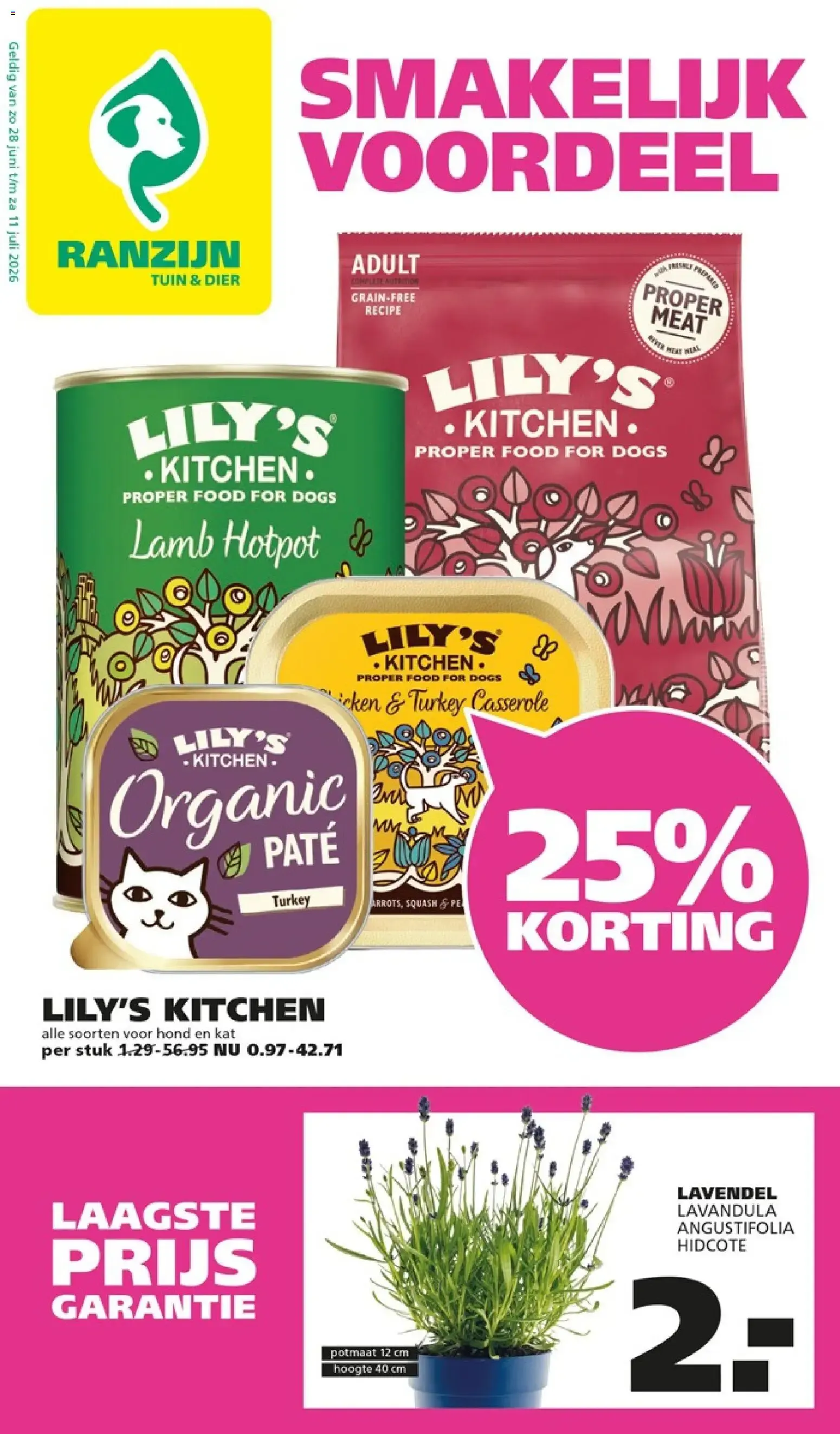 Ranzijn Tuin & Dier: Smakelijk Voordeel van 28 juni tot 11 juli 2026 - Folder pagina 1