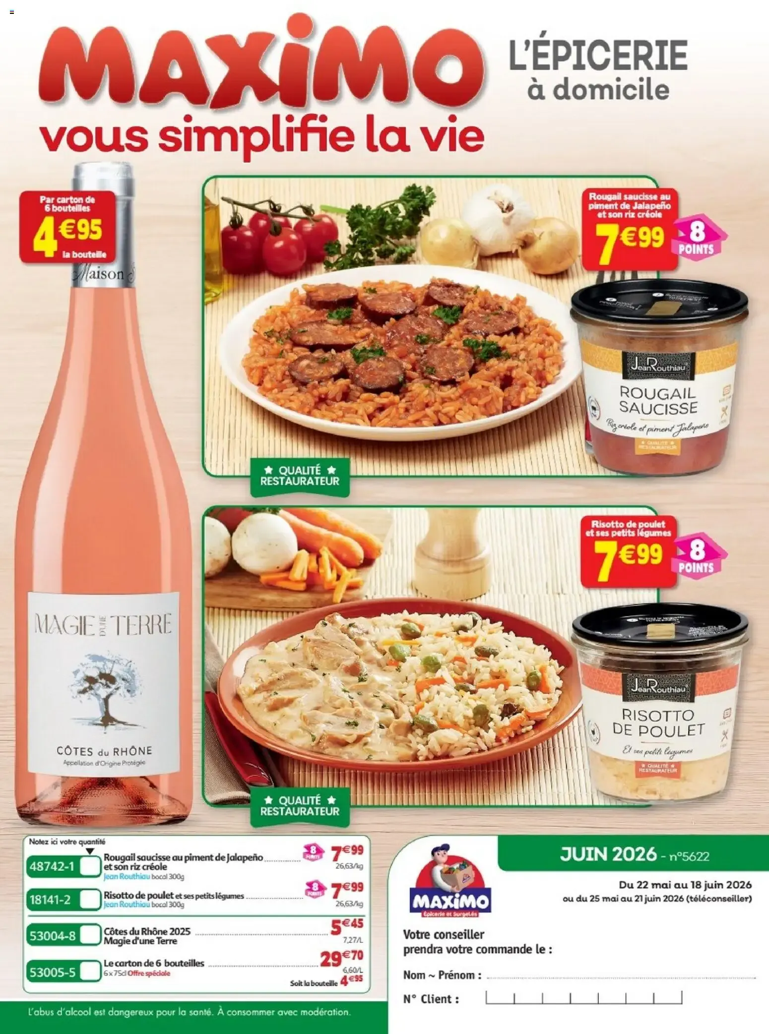 Maximo L'épicerie à domicile - Catalogue Juin 2026