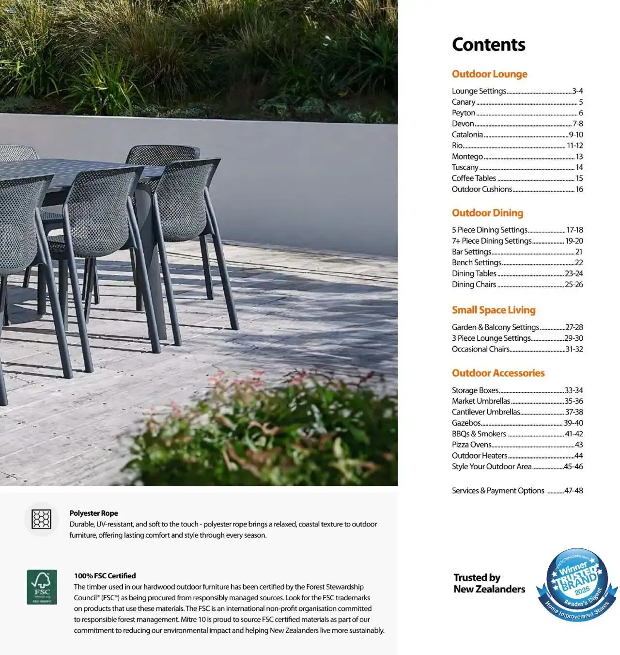 Mitre 10 Outdoor Living 2025 - 2026 Collection from 16 October to 31 December 2026 - Catalogue Page 3