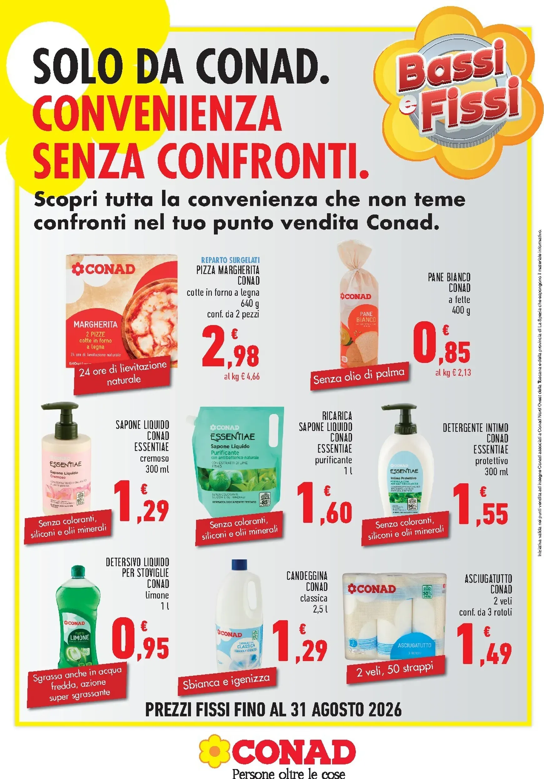 Conad: Convenienza Senza Confronti - Bassi e Fissi da 1 giugno a 31 agosto di 2026 - Pagina del volantino 2
