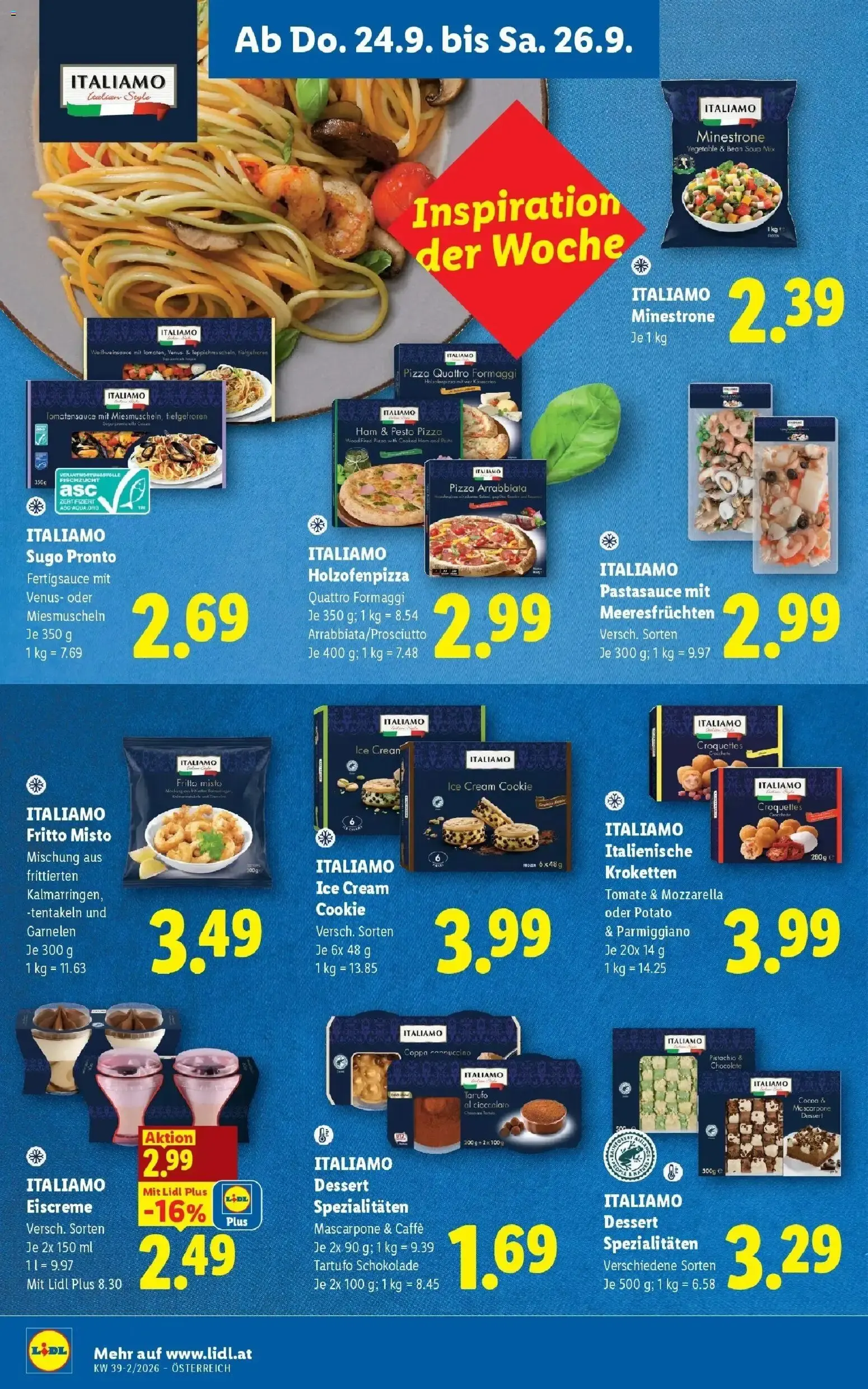Lidl Flugblatt - Wien ab 24.09.2026 - Angebote ab donnerstag von 24. September bis 26. September 2026 - Flugblätt seite 10