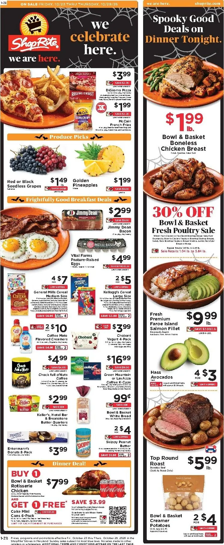 Weekly ad Current ShopRite leaflet valid from Friday 10/23/2026 to Thursday 10/29/2026 from October 23 to October 29 2026 - Page 2