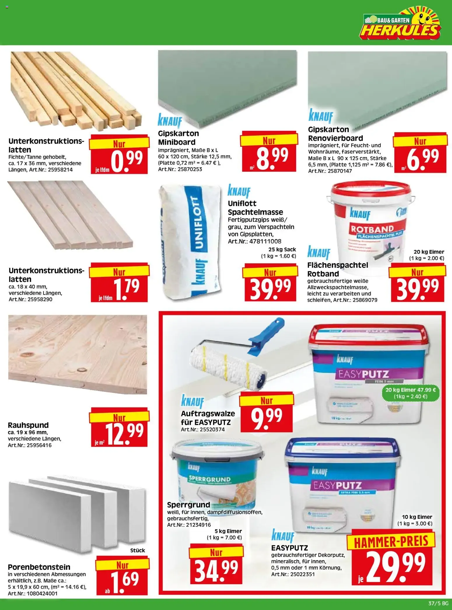 HERKULES Bau & Garten (ab 07.09.2026) zum Blättern von 7. September bis 12. September 2026 - Prospekt seite 5