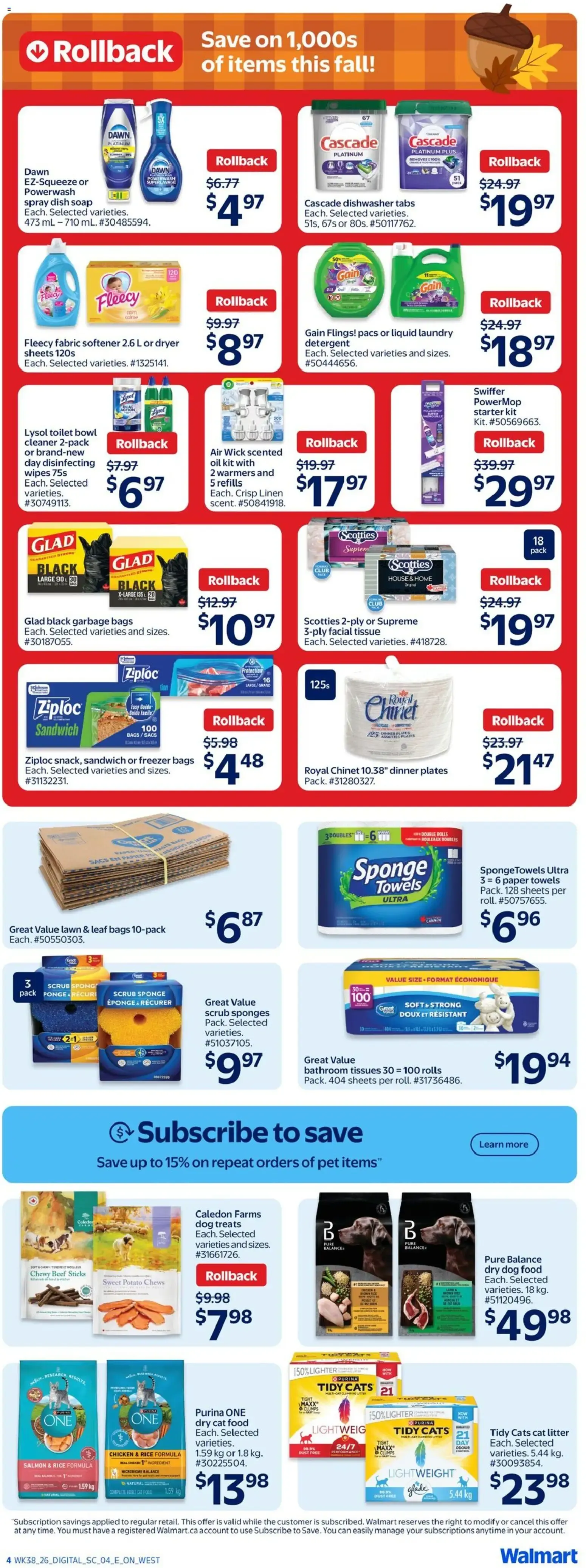 Walmart weekly flyer from Oct 15, 2026 > weekly specials & deals from October 15 to October 21 2026 - flyer page 7