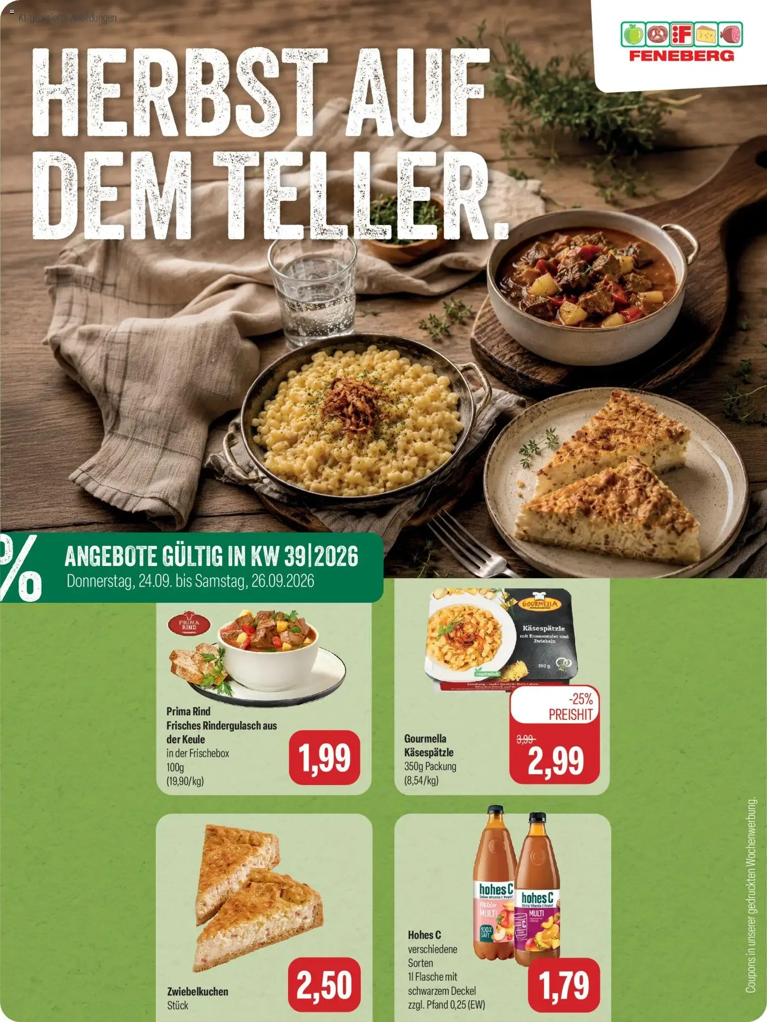 Feneberg: Herbst auf dem Teller von 24. September bis 26. September 2026 - Prospekt seite 1