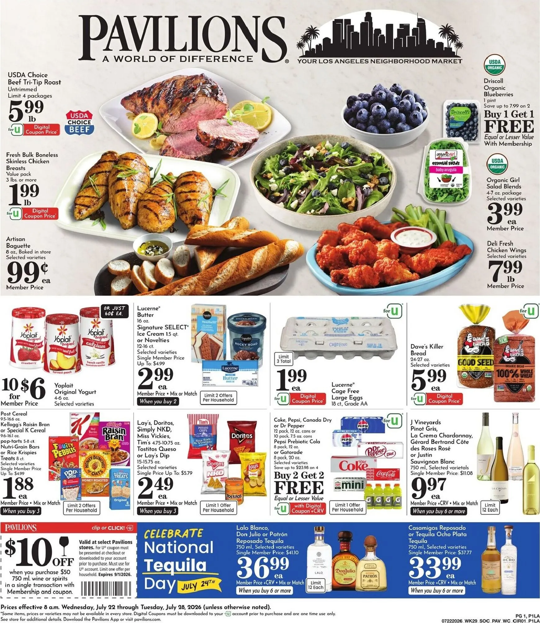 Weekly ad Pavilions: A World of Difference from July 22 to July 28 2026 - Page 1